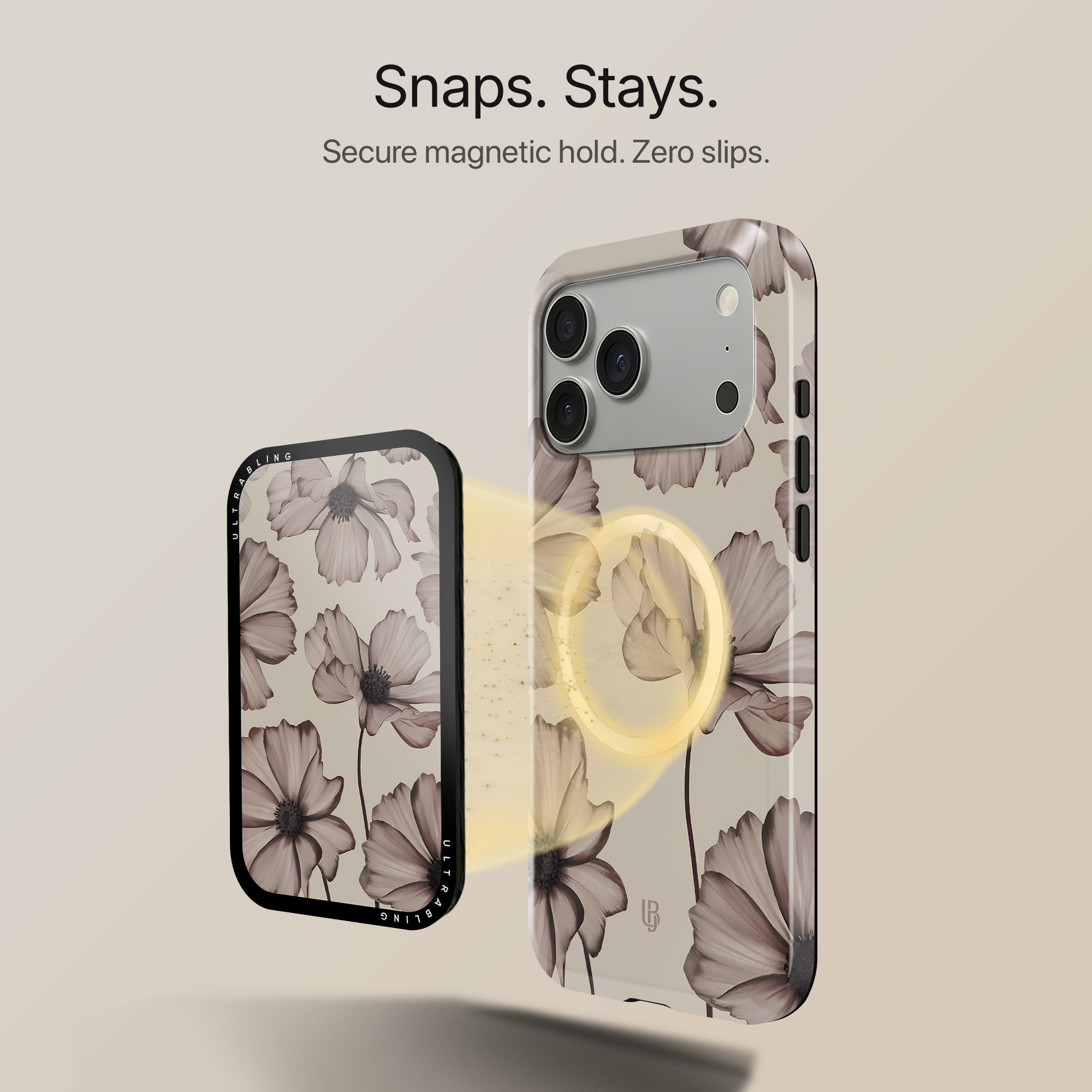Soft Bloom MagSafe Wallet - Back View