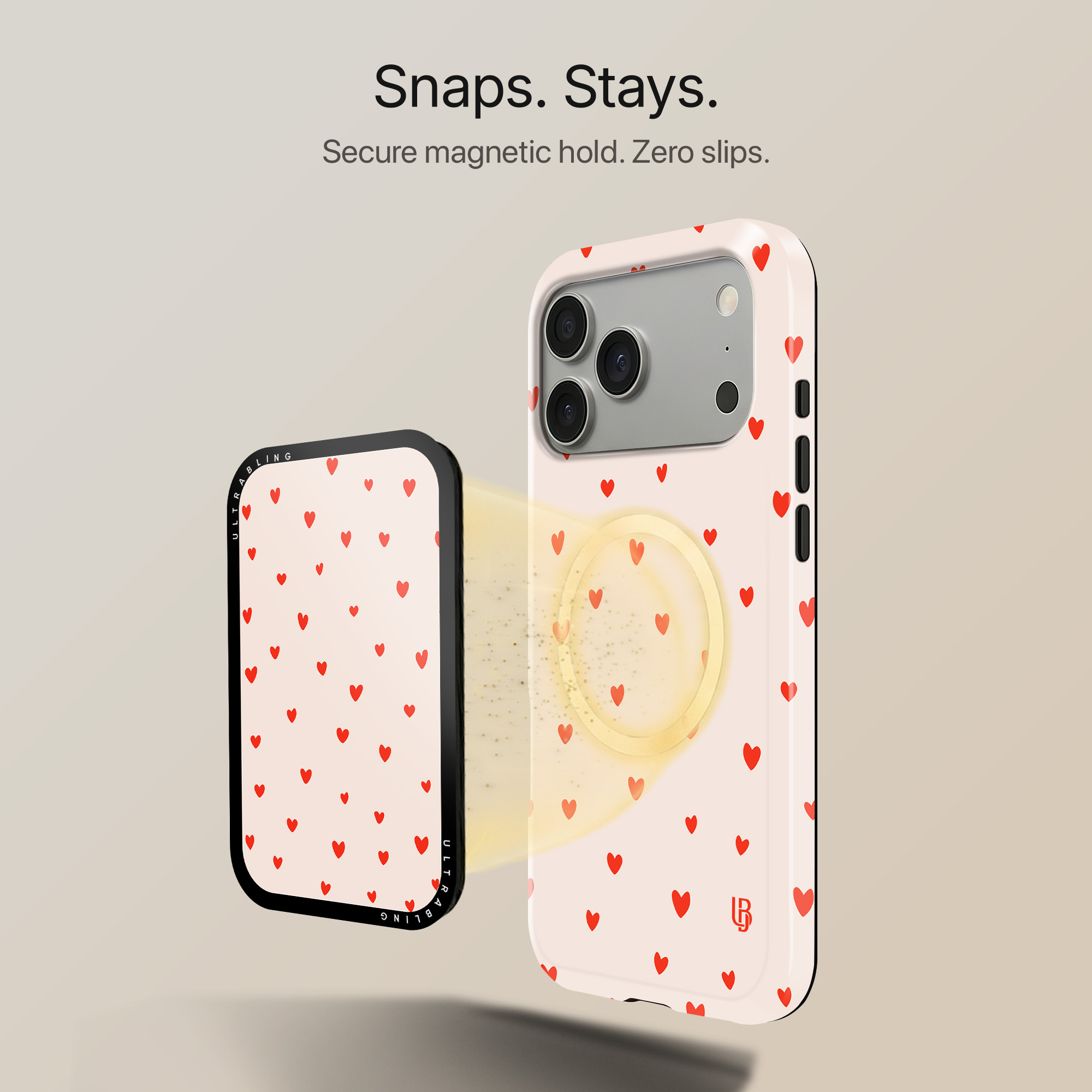 Love Notes MagSafe Wallet - Back View