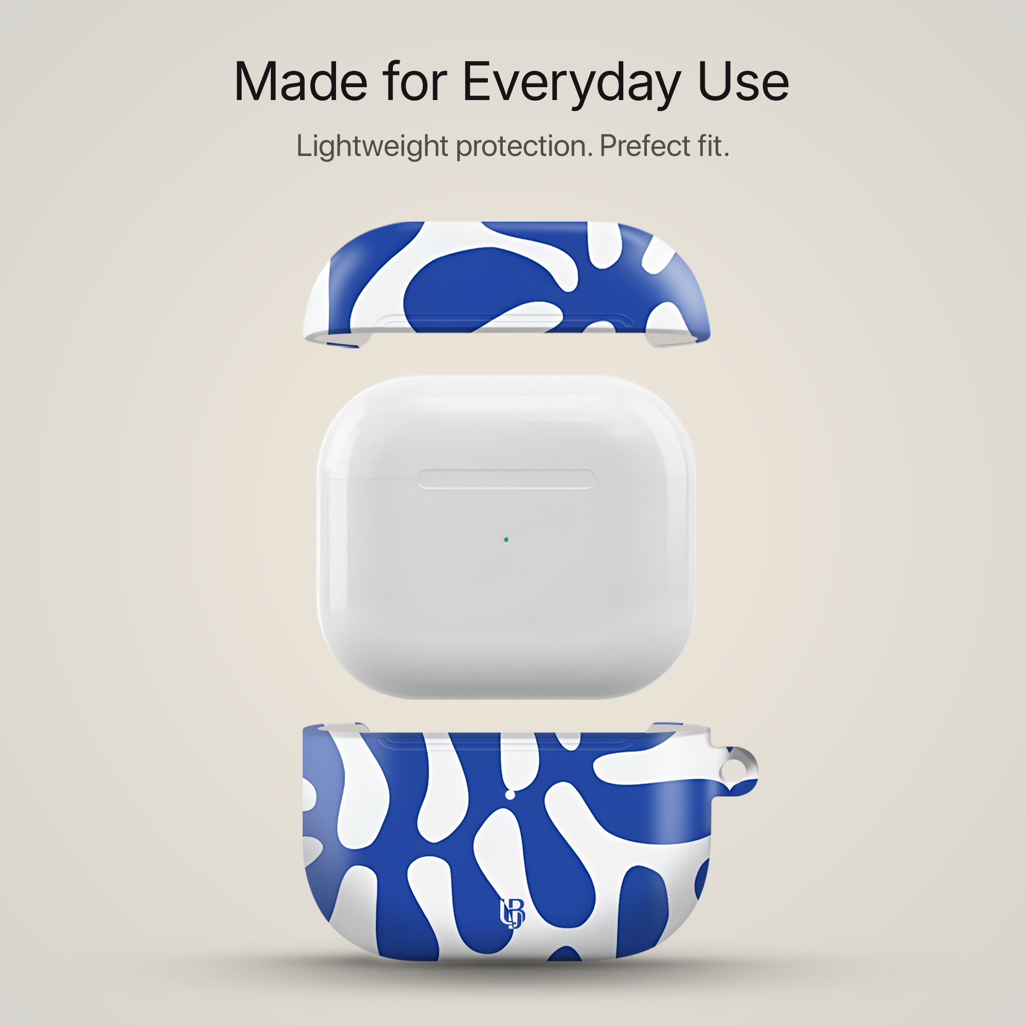 Azure Flow Ultrabling AirPods case side view