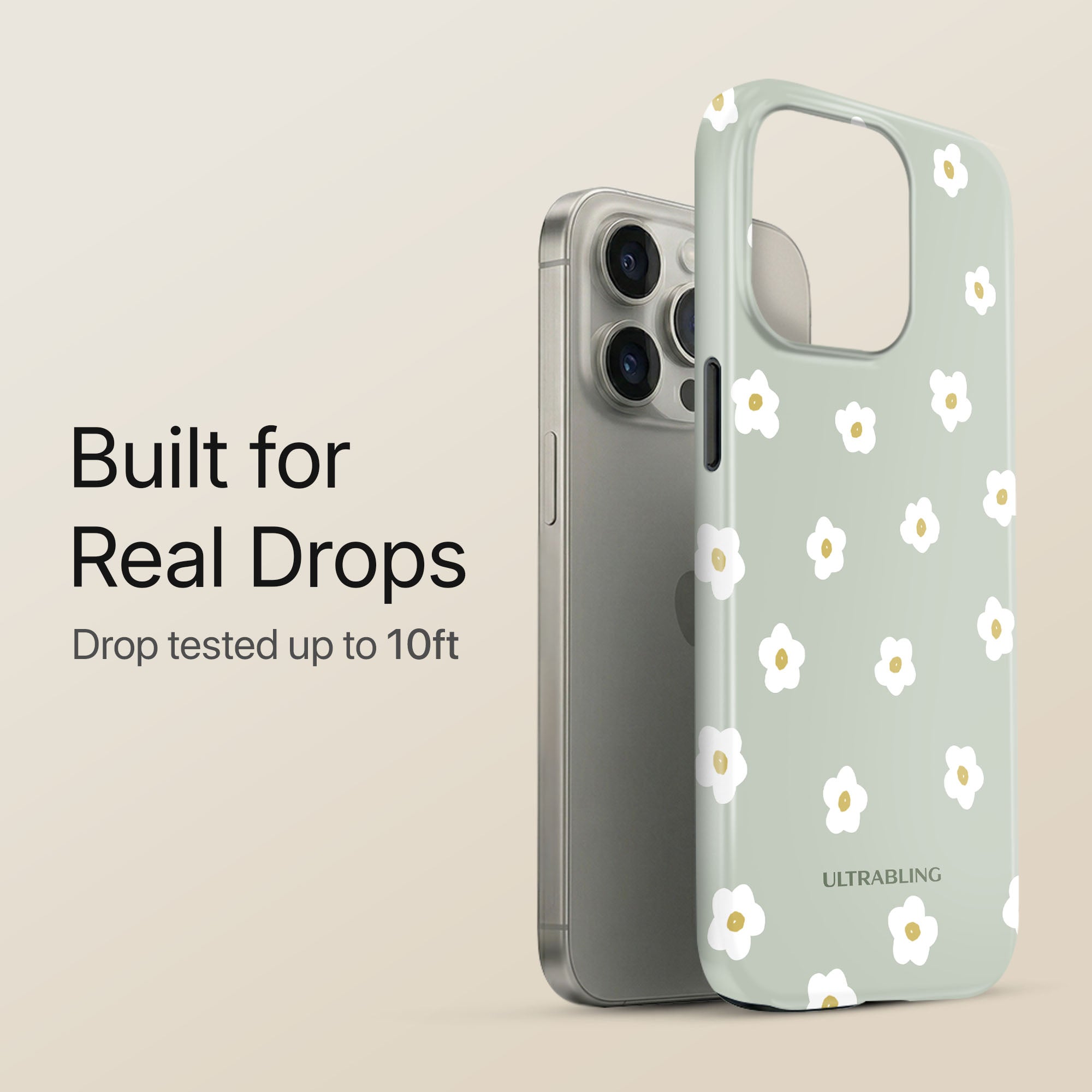 Daisy Pop Ultrabling eclipse case angled front view