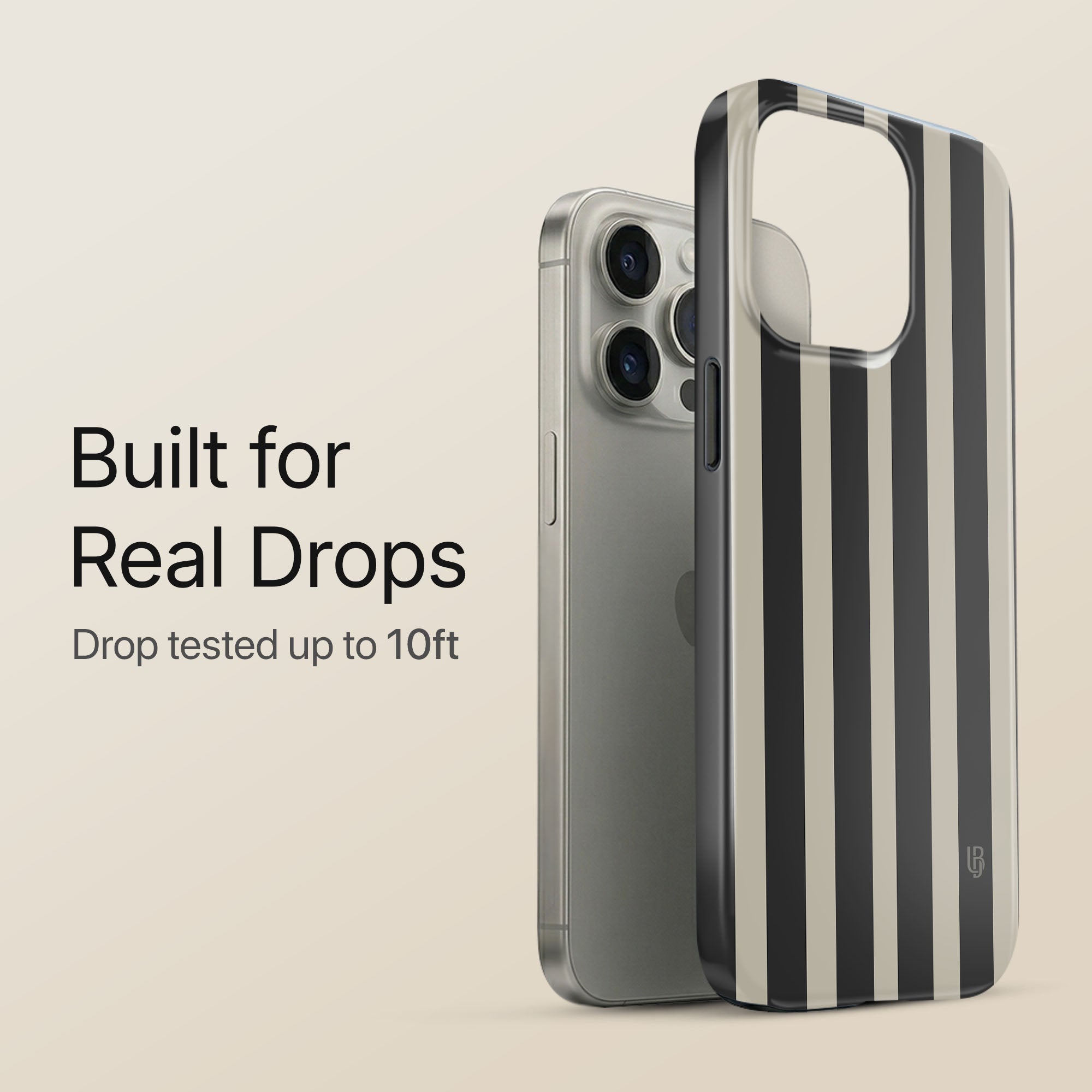 Caf Stripes Ultrabling eclipse case angled front view