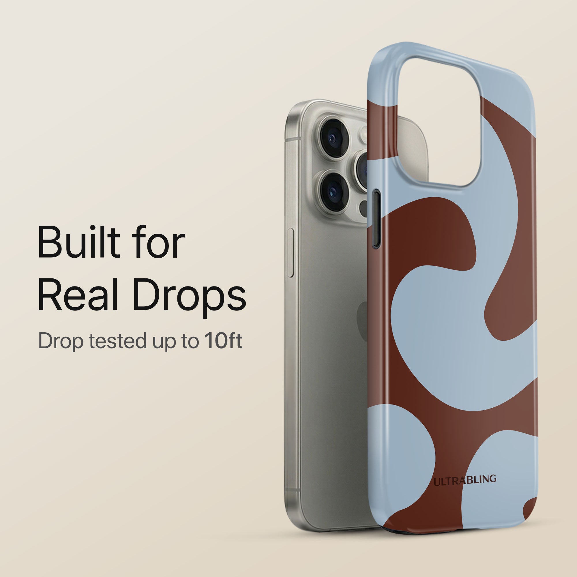 Retro Waves Ultrabling eclipse case angled front view