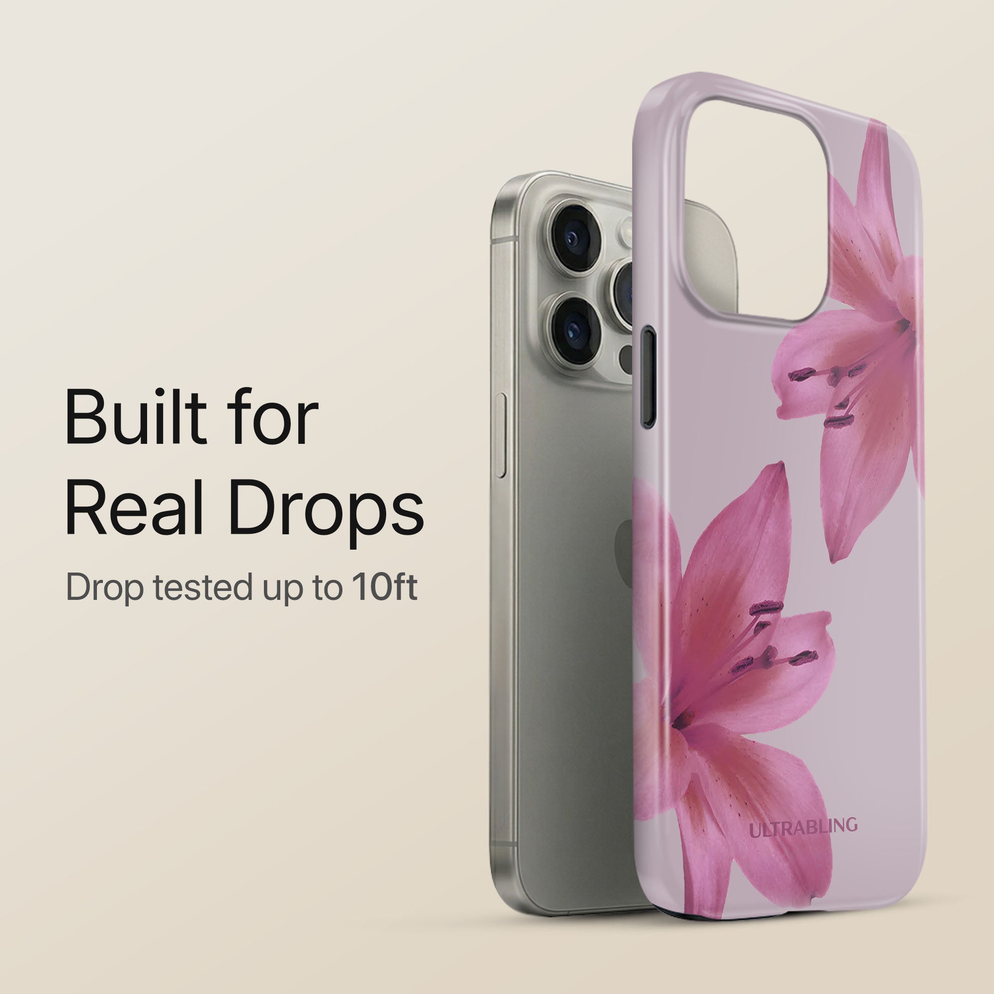 Blush Lily Ultrabling eclipse case front view