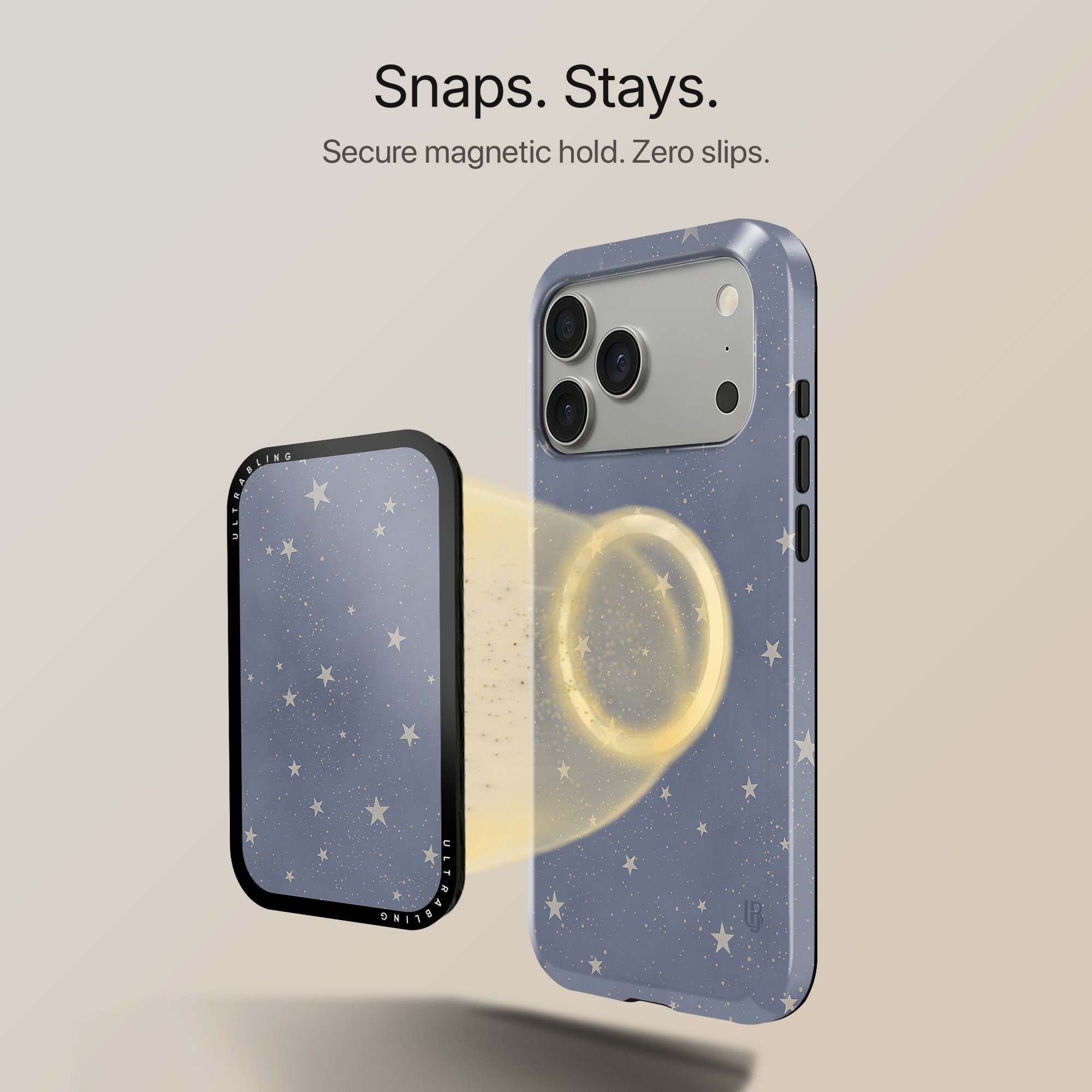 Stardust Sky MagSafe Wallet - Back View
