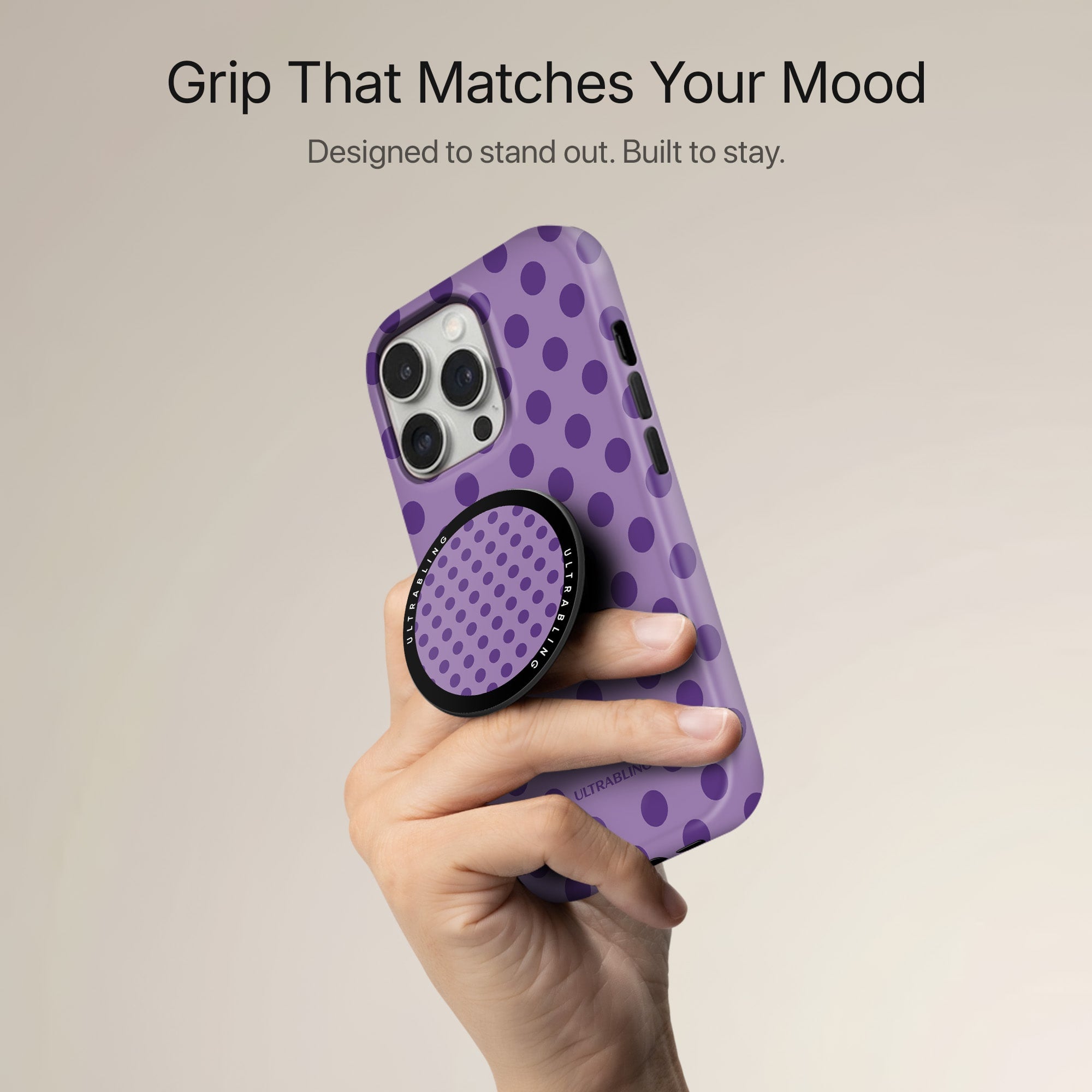 Orchid Pop - MagSafe Phone Grip