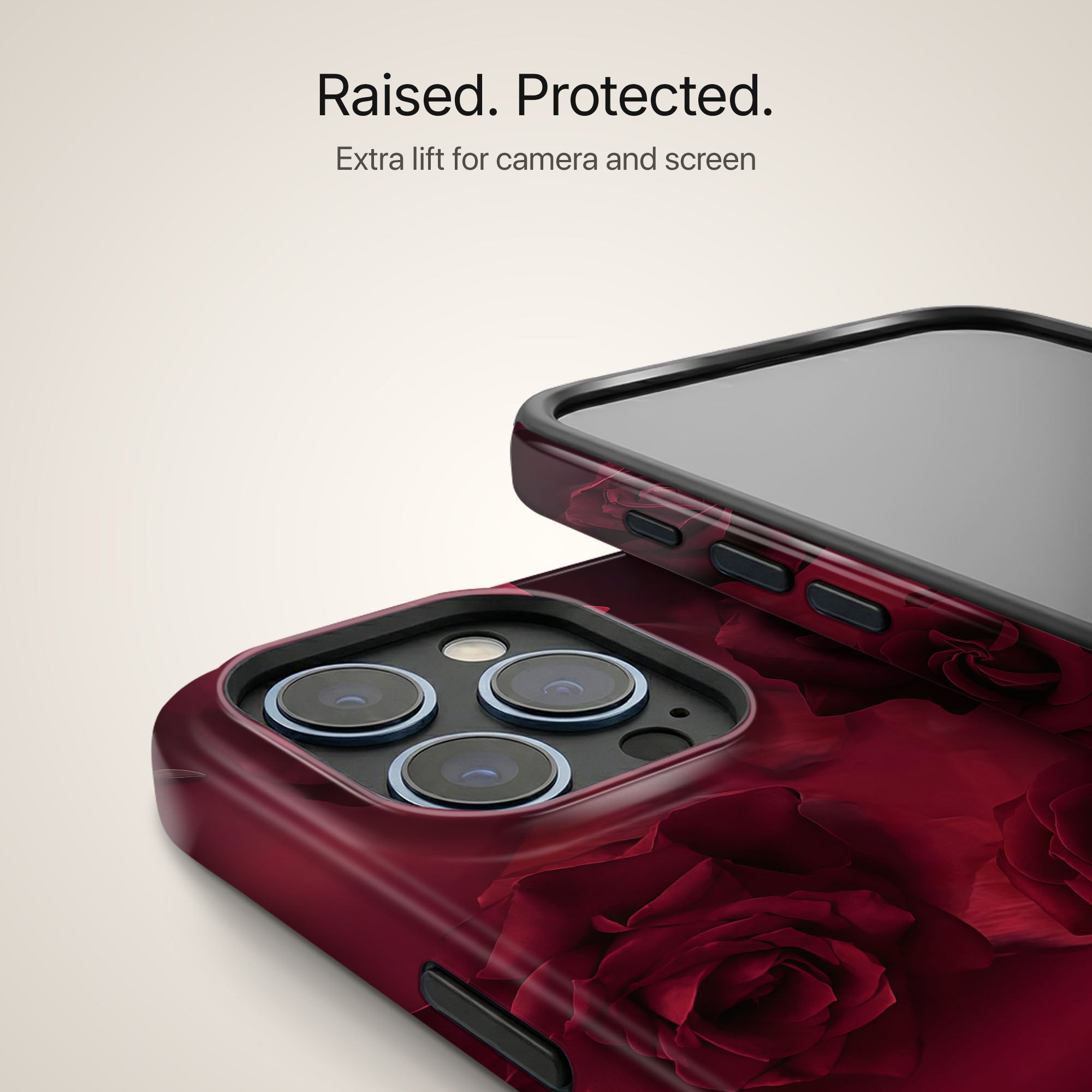Velvet Roses Ultrabling design close-up on eclipse case