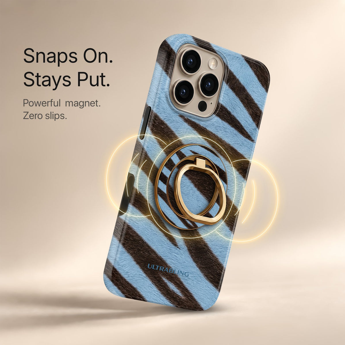 Denim Zebra - MagSafe Ring