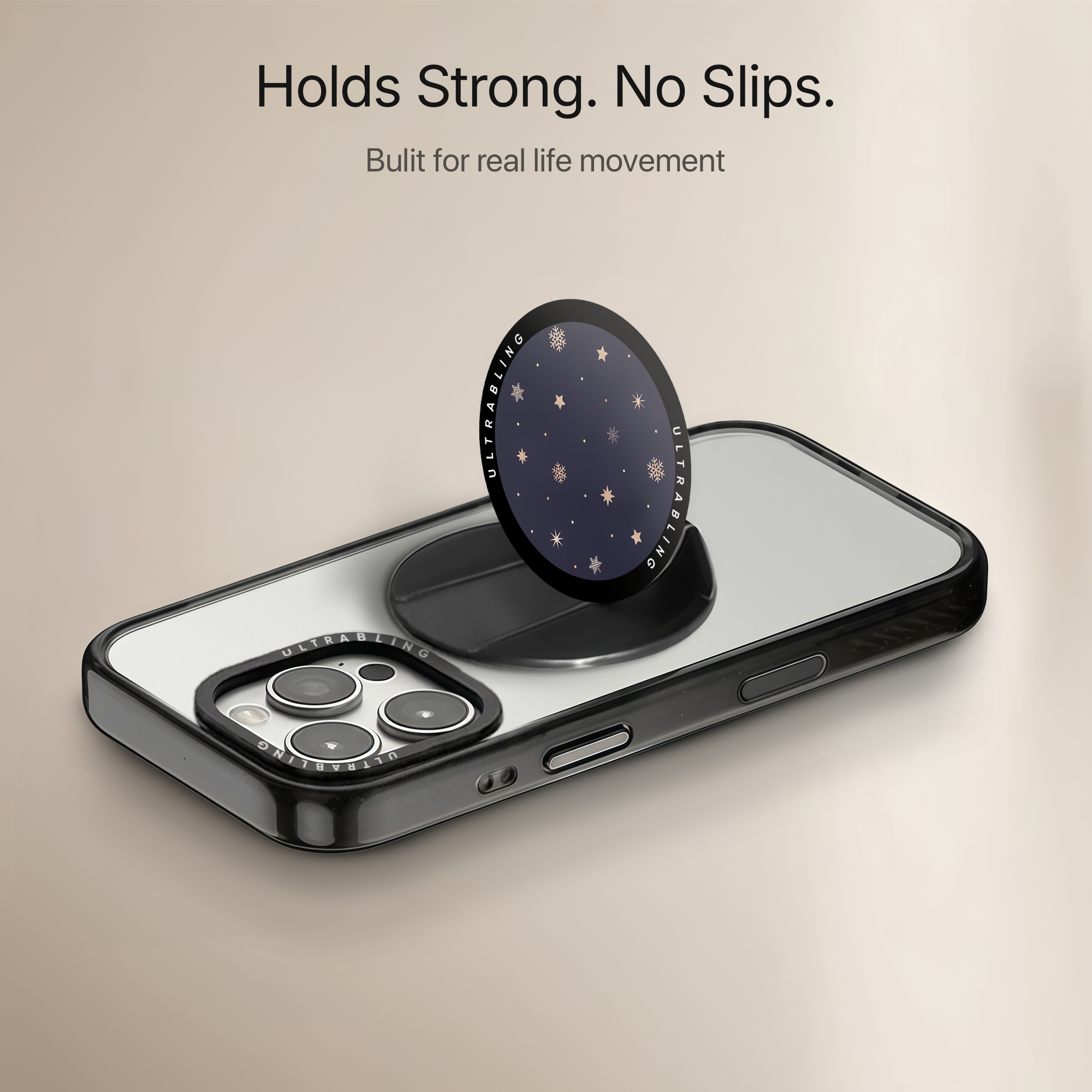 Celestial Night Ultrabling MagSafe Phone Grip - Side View