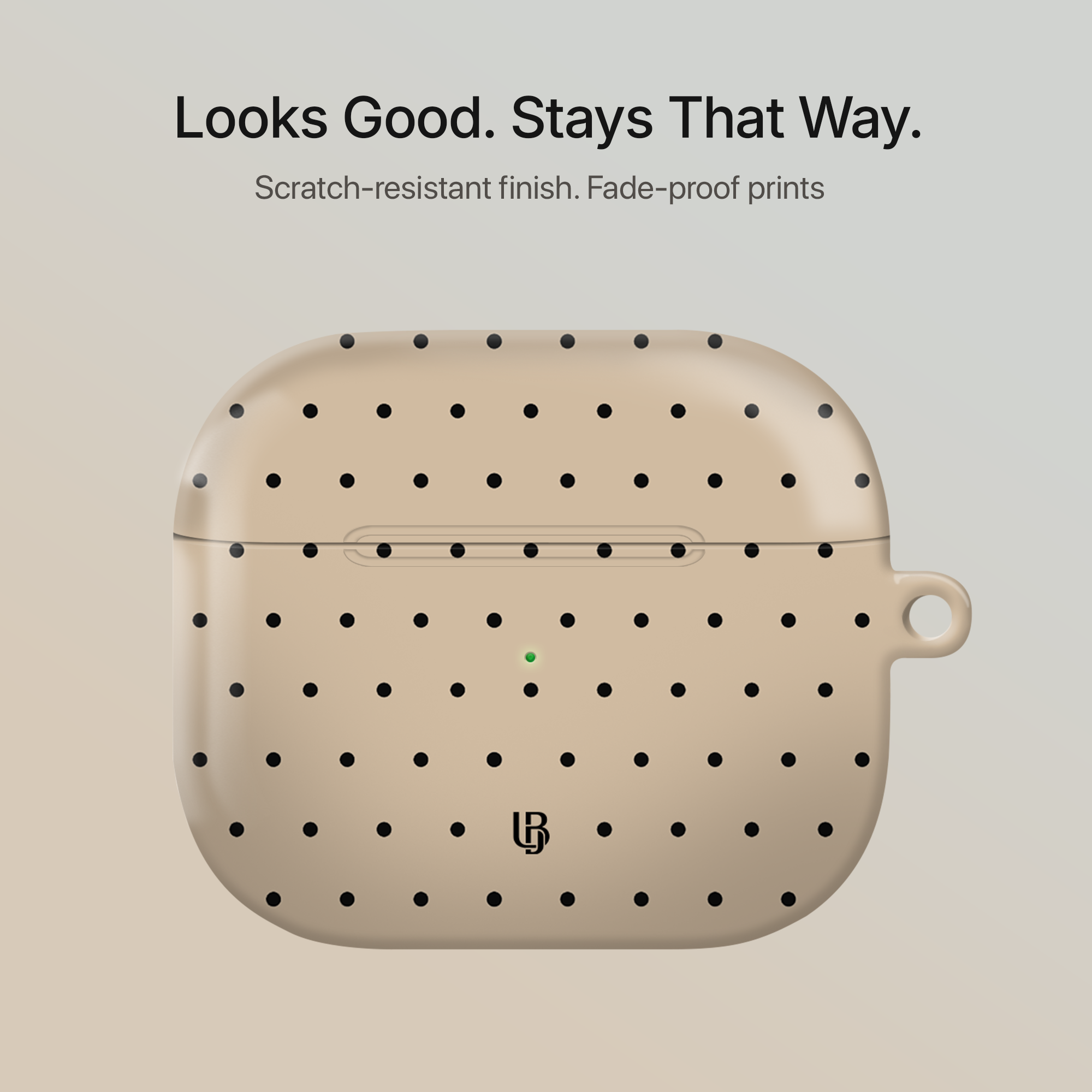 Vanilla Dots Ultrabling AirPods case back view