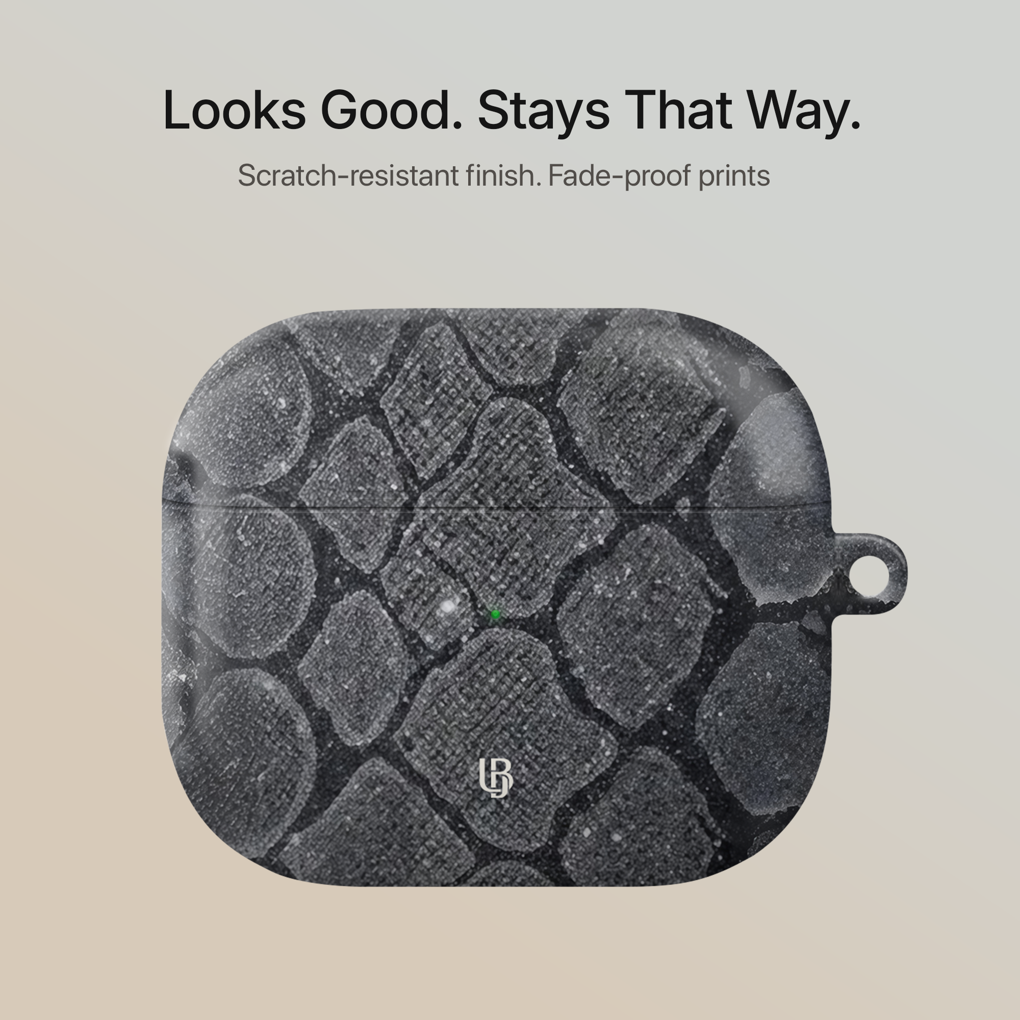 Ash Python Ultrabling AirPods case back view