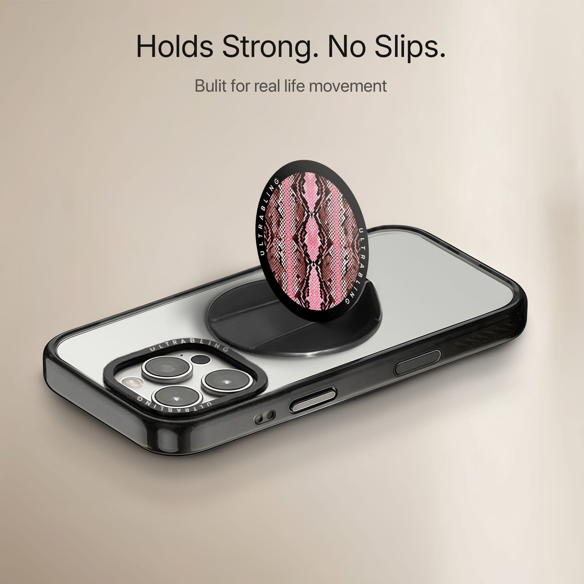 Rosé Python - MagSafe Phone Grip
