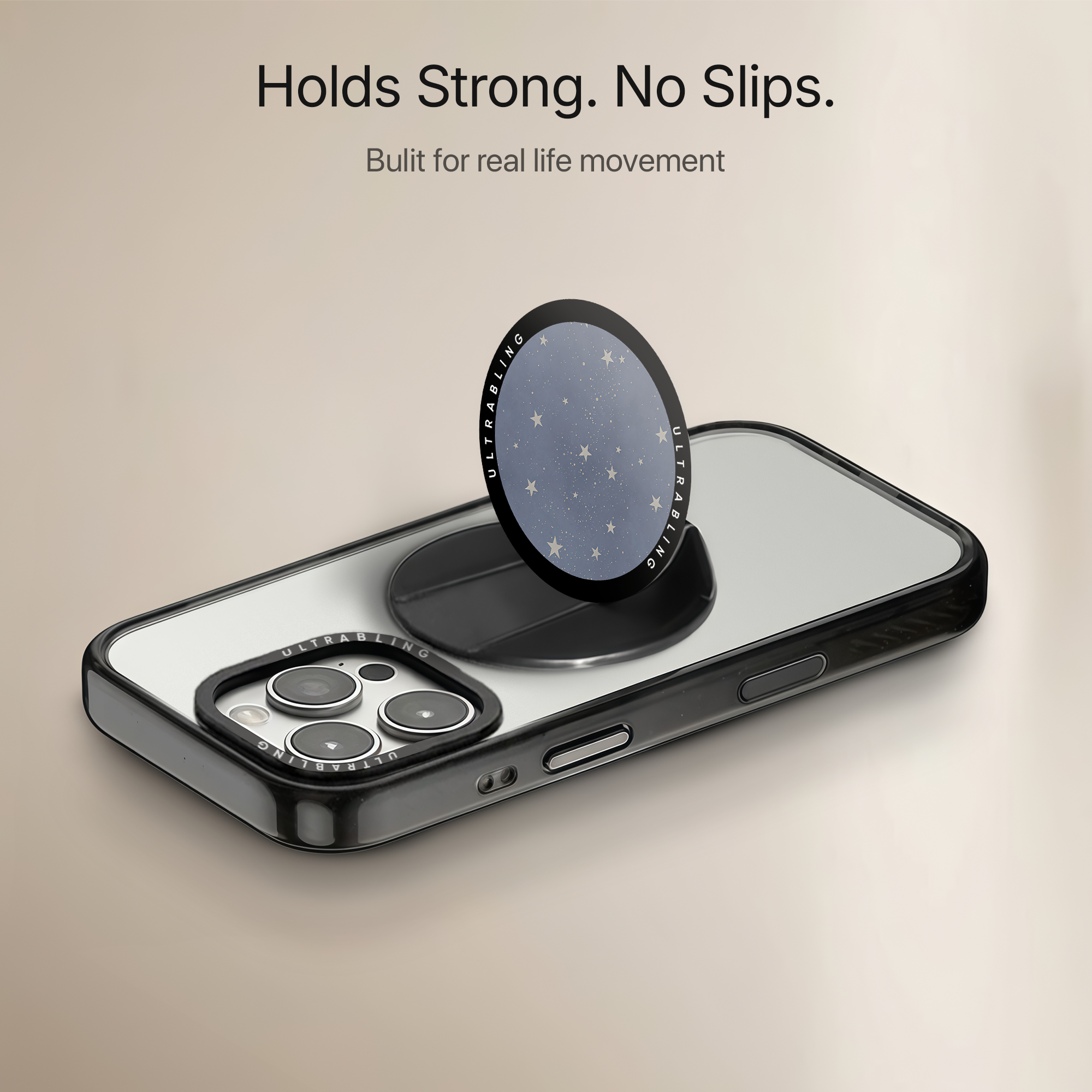 Stardust Sky Ultrabling MagSafe Phone Grip - Side View