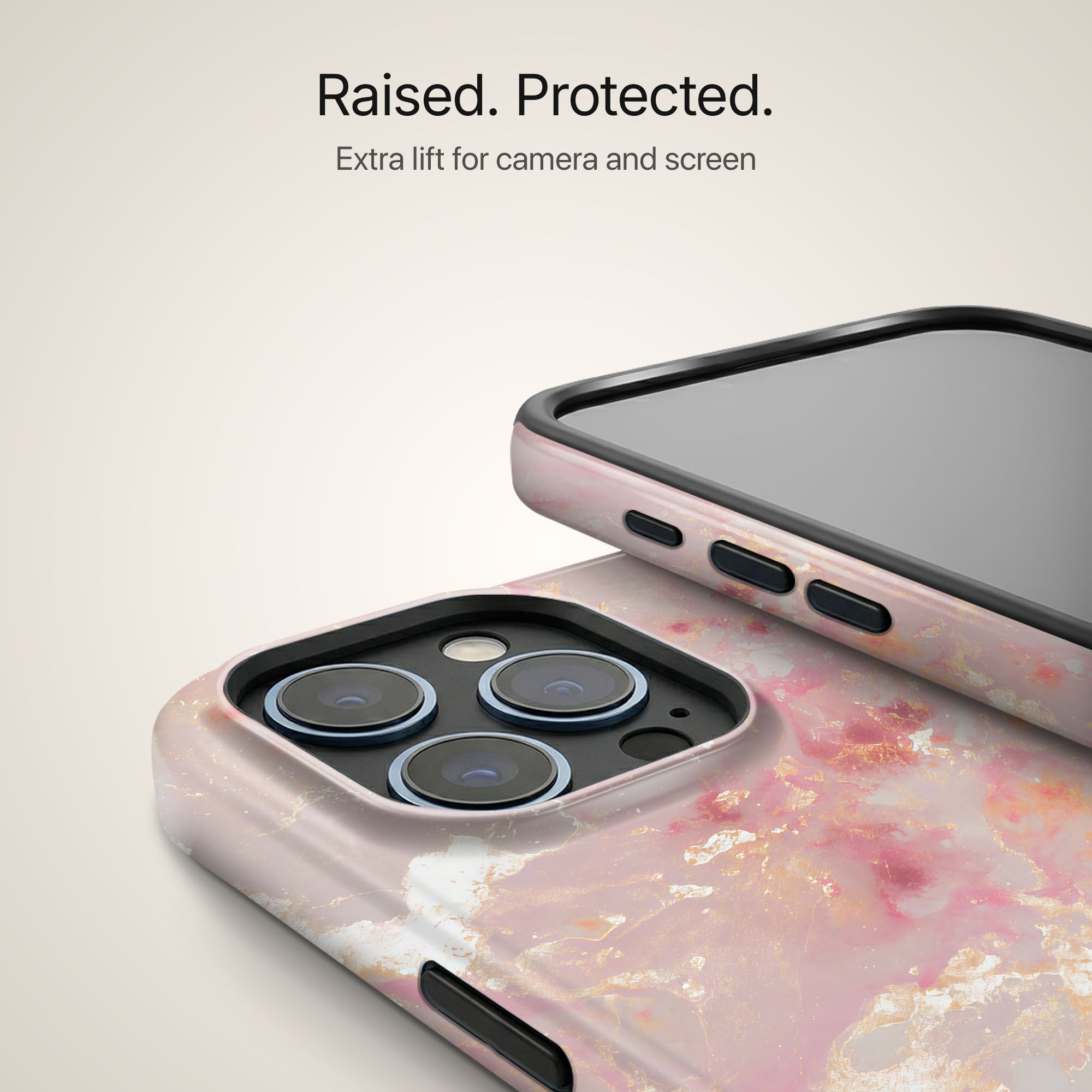 Rose Quartz Ultrabling design close-up on eclipse case