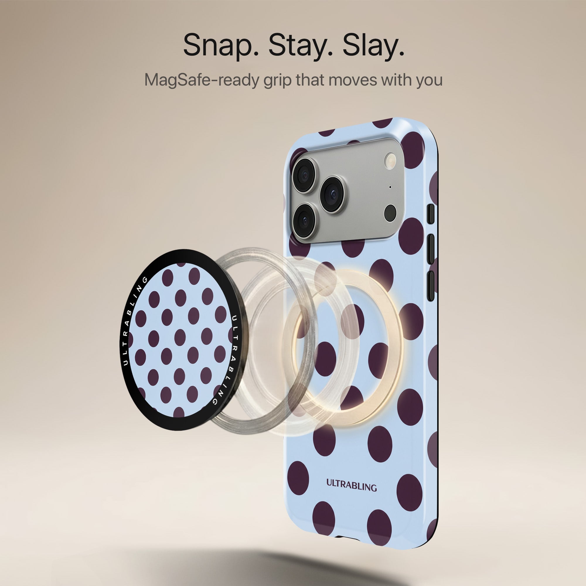 Frosted Plum - MagSafe Phone Grip
