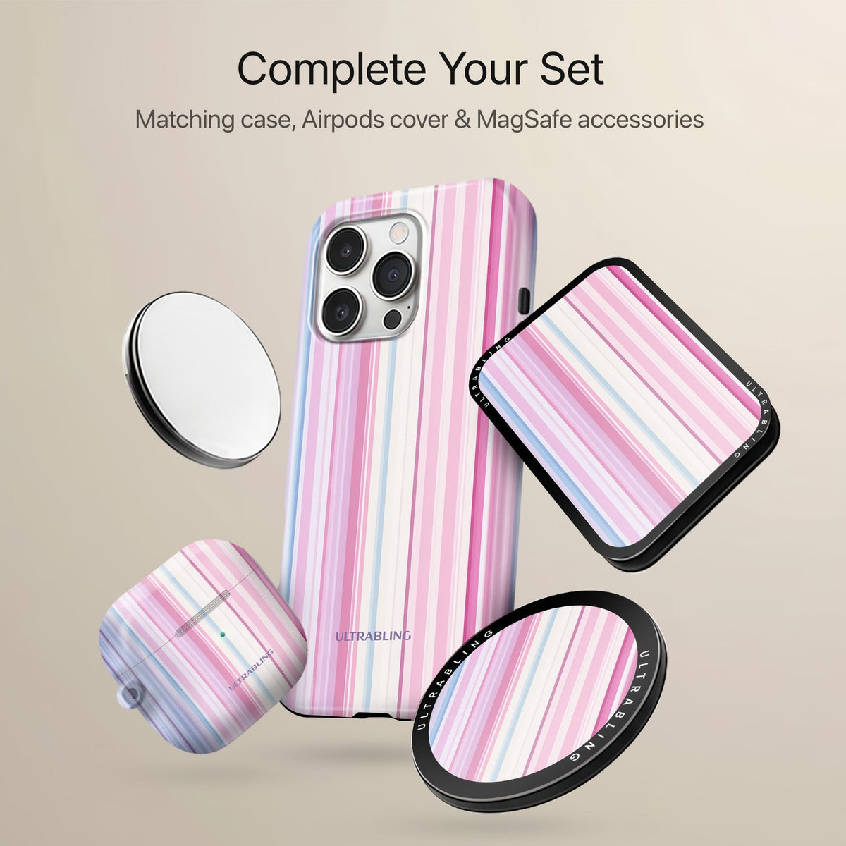 Pastel Stripe - Eclipse Case