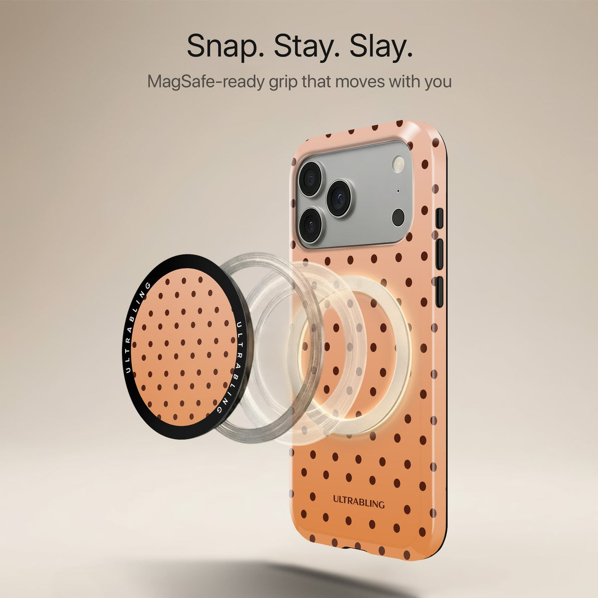 Toffee Dot - MagSafe Phone Grip
