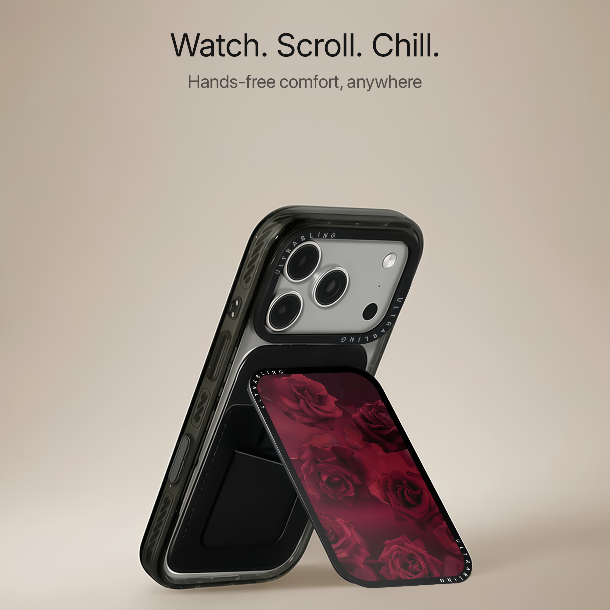 Velvet Roses MagSafe Wallet - Angle View