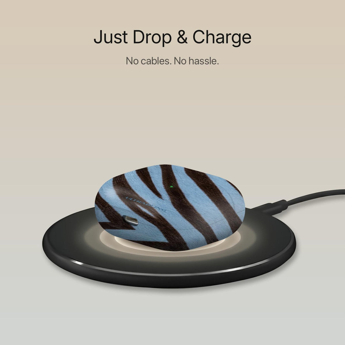 Denim Zebra - AirPods Case