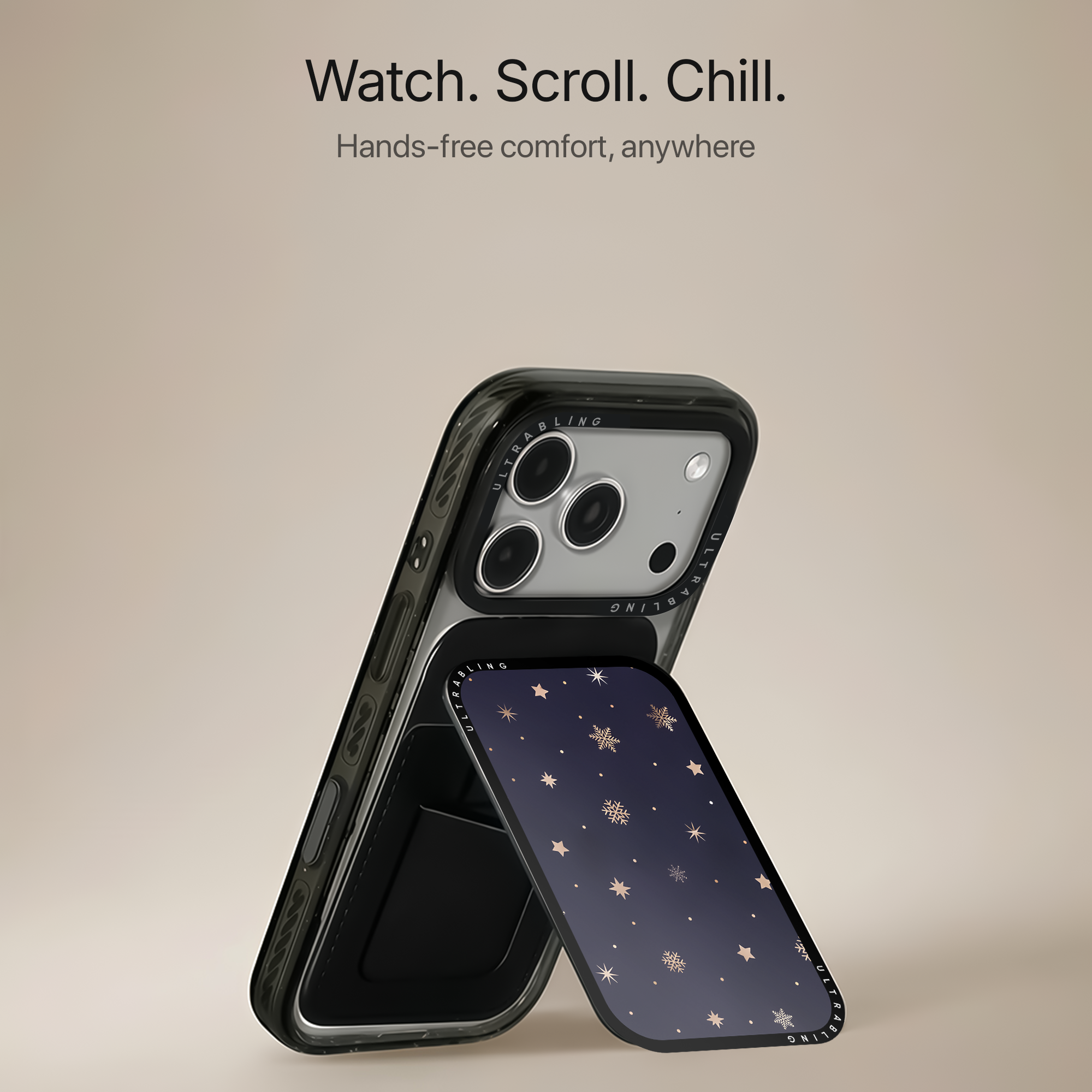 Celestial Night MagSafe Wallet - Angle View