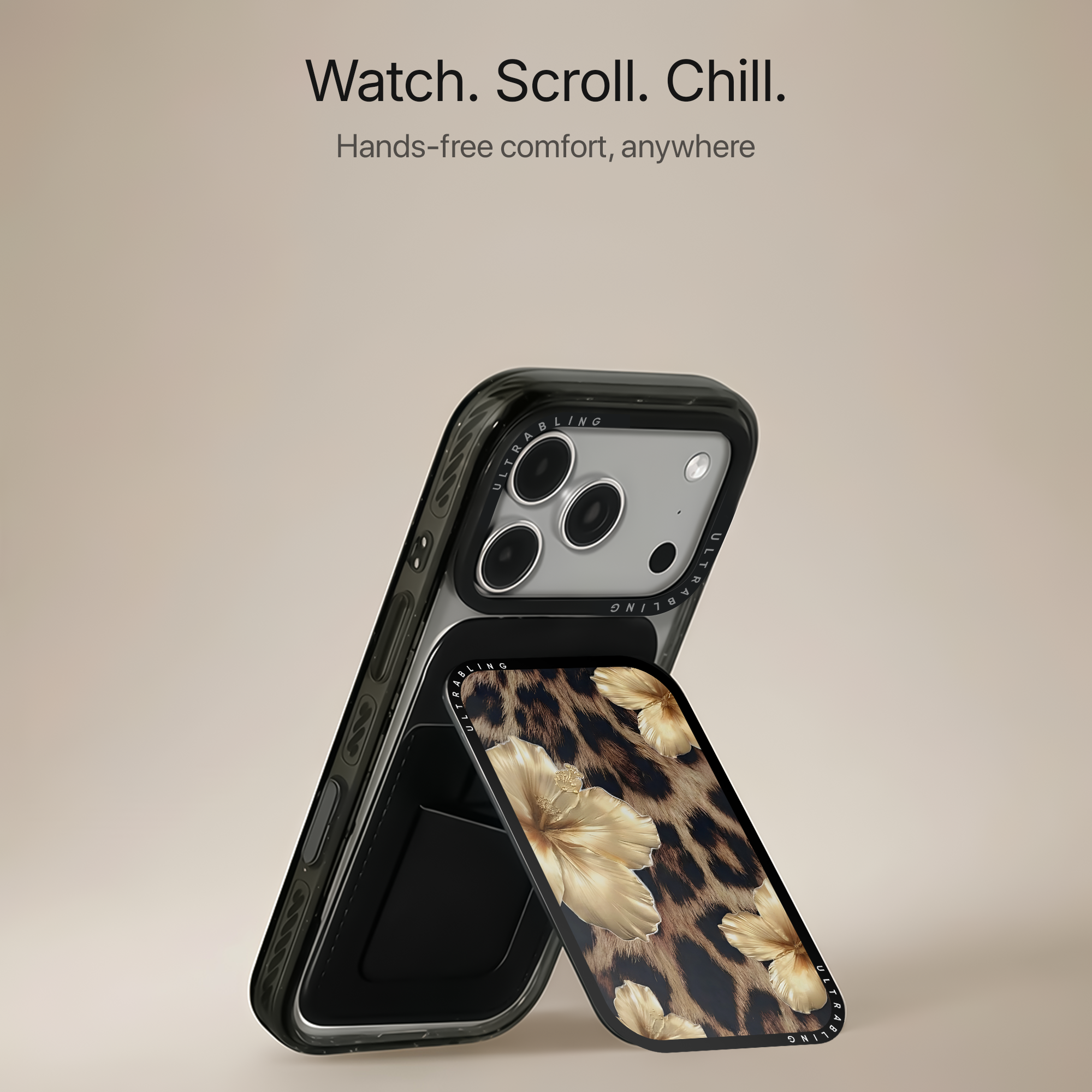 Leopard Royale MagSafe Wallet - Angle View