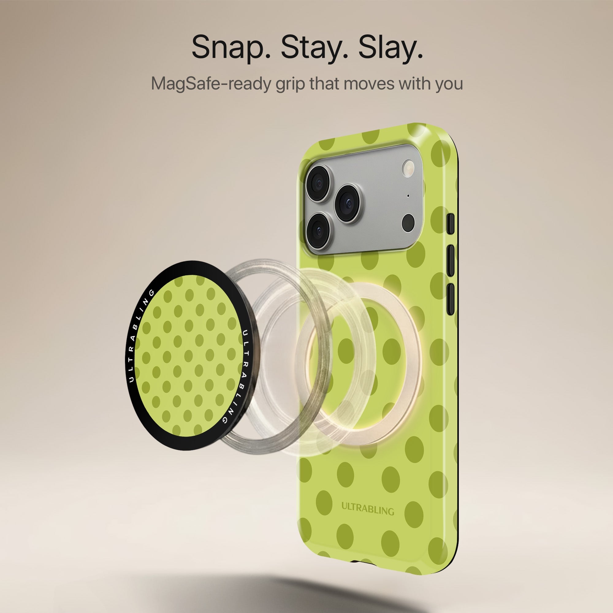 Matcha Mood - MagSafe Phone Grip