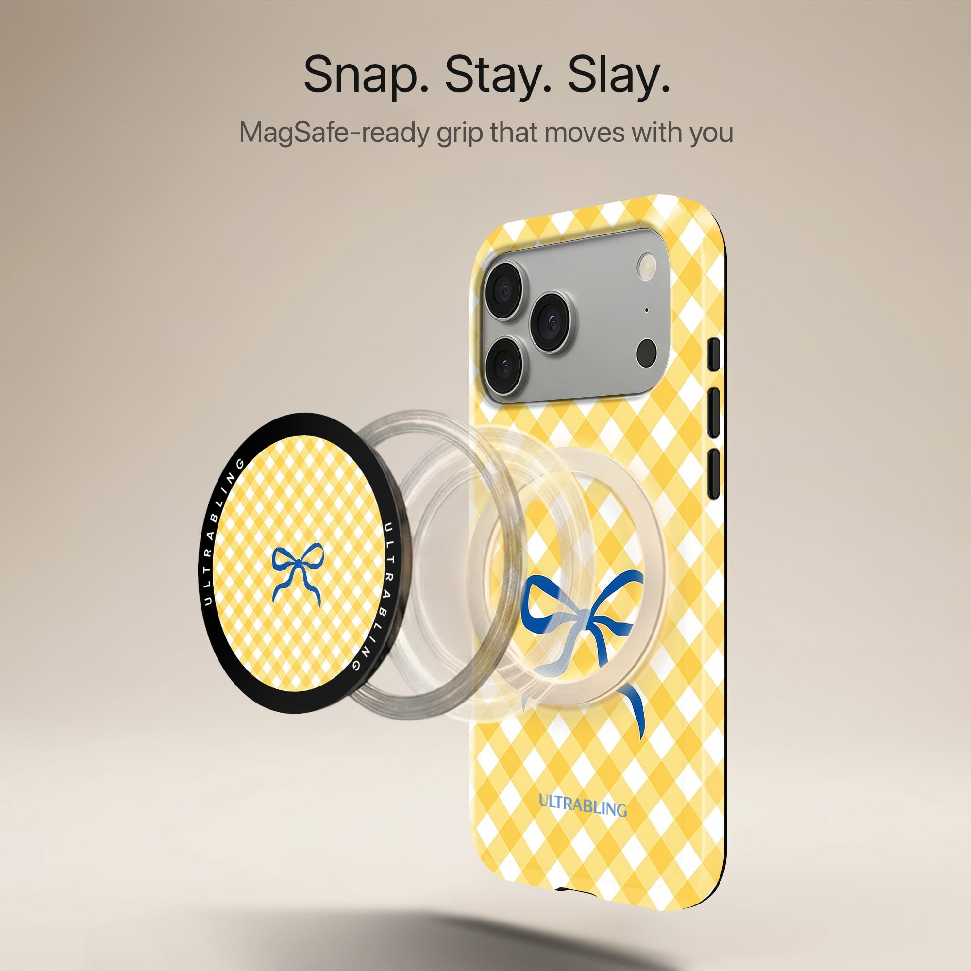 Marigold Bow - MagSafe Phone Grip