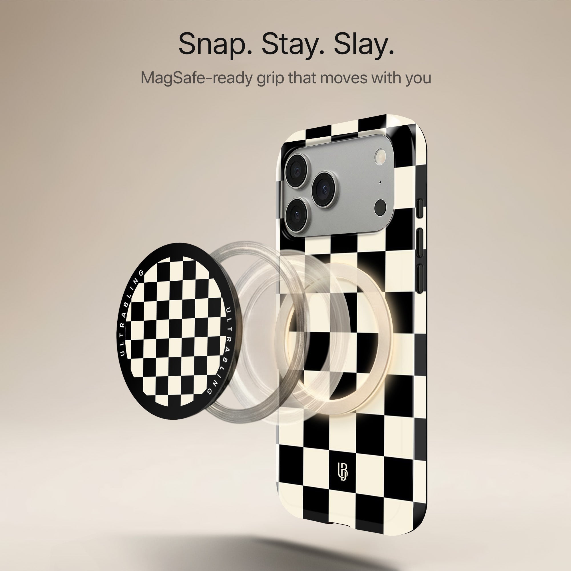 Espresso Check - MagSafe Phone Grip