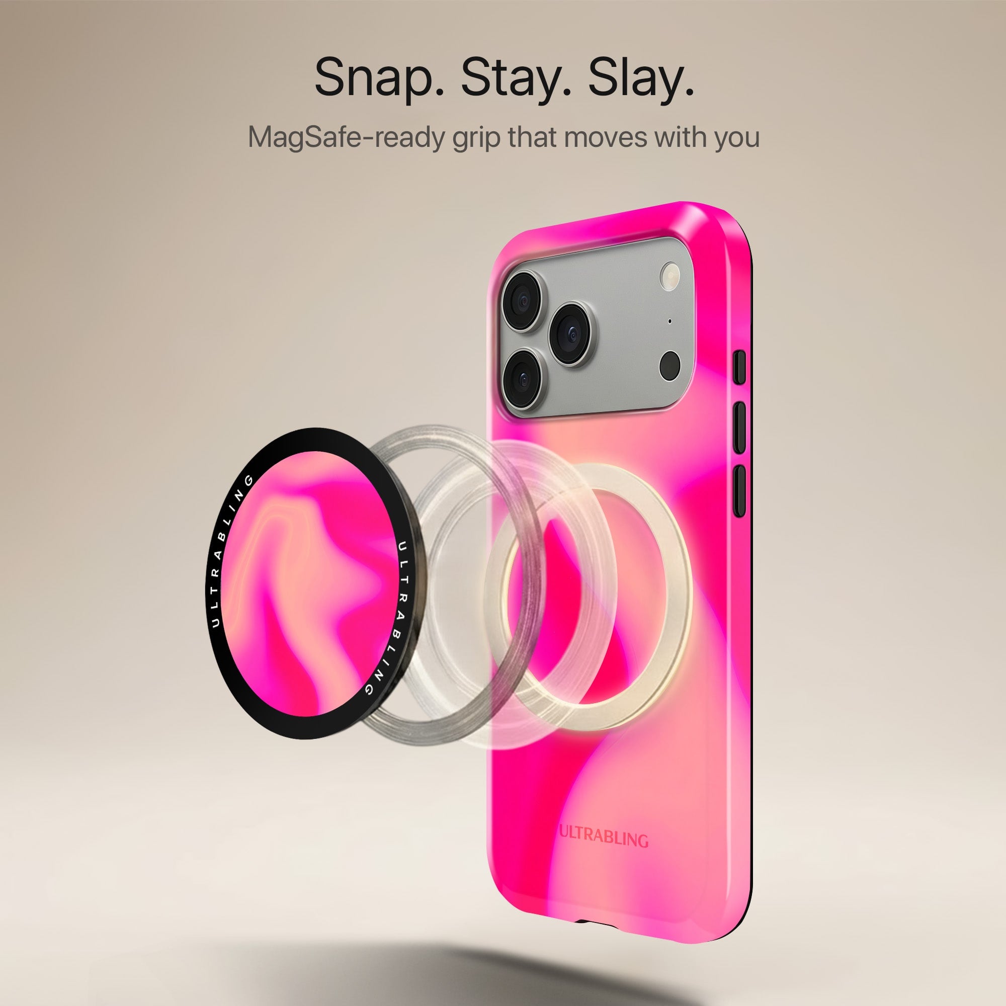 Rosé Mirage - MagSafe Phone Grip