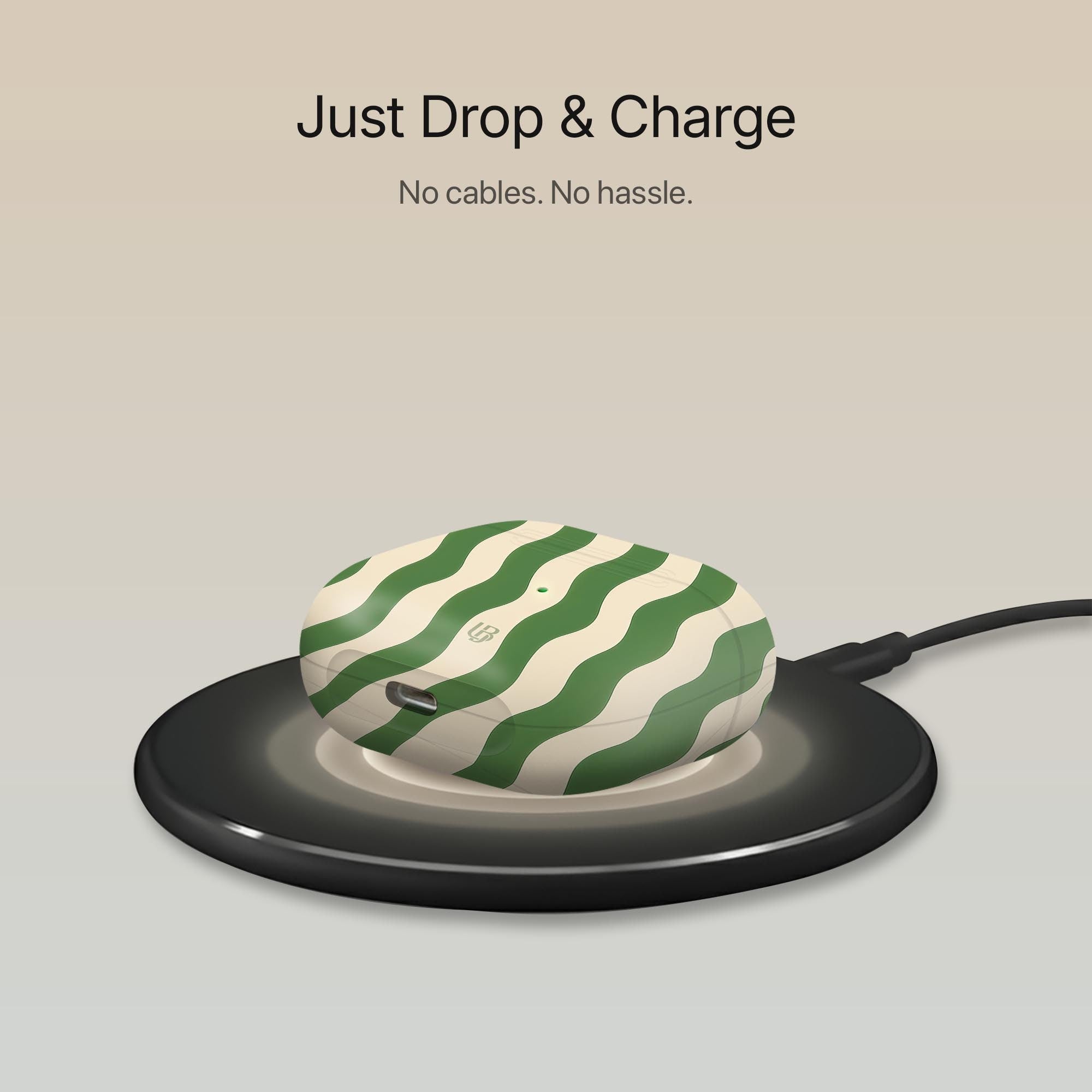 Pistachio Wave - AirPods Case