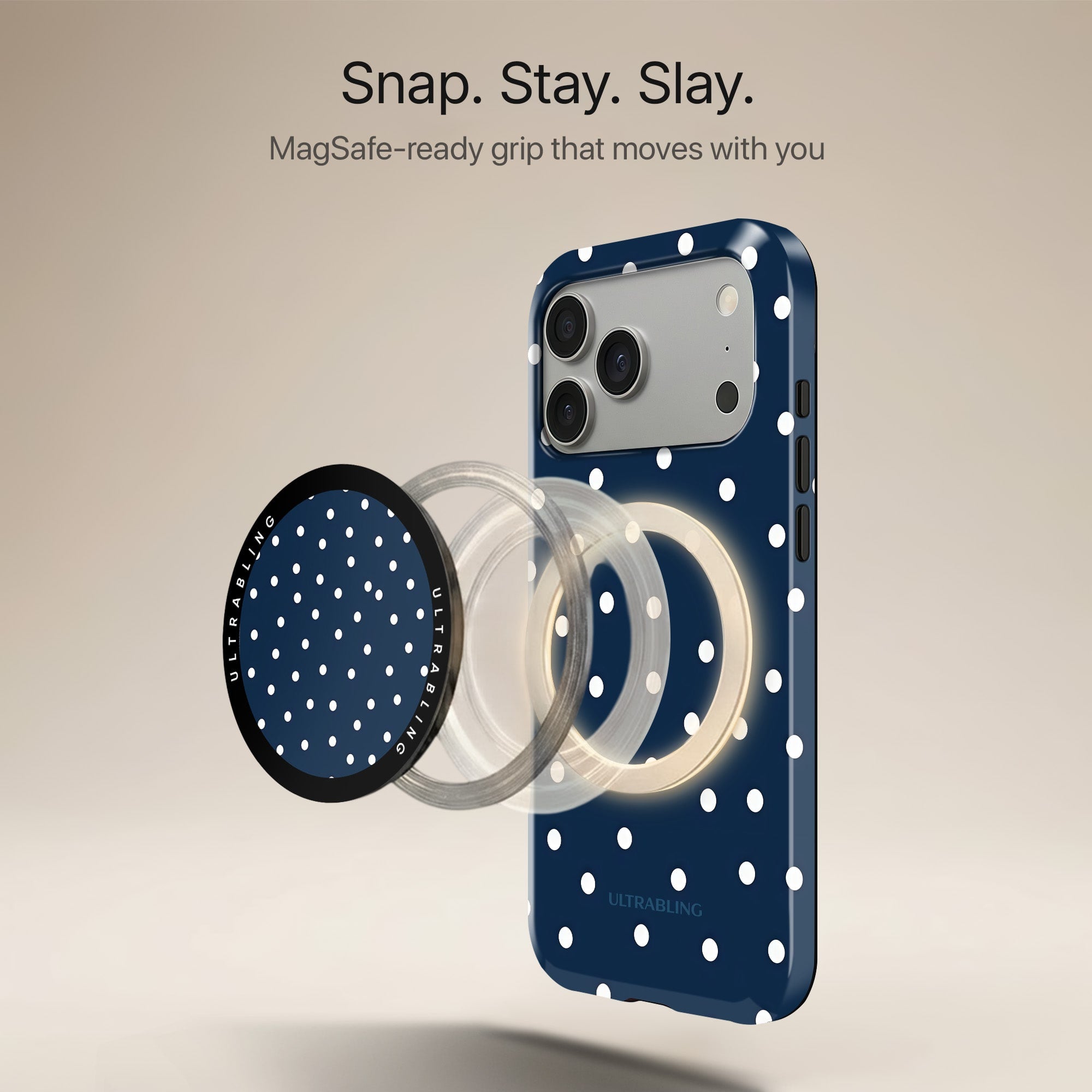 Stardust Noir - MagSafe Phone Grip