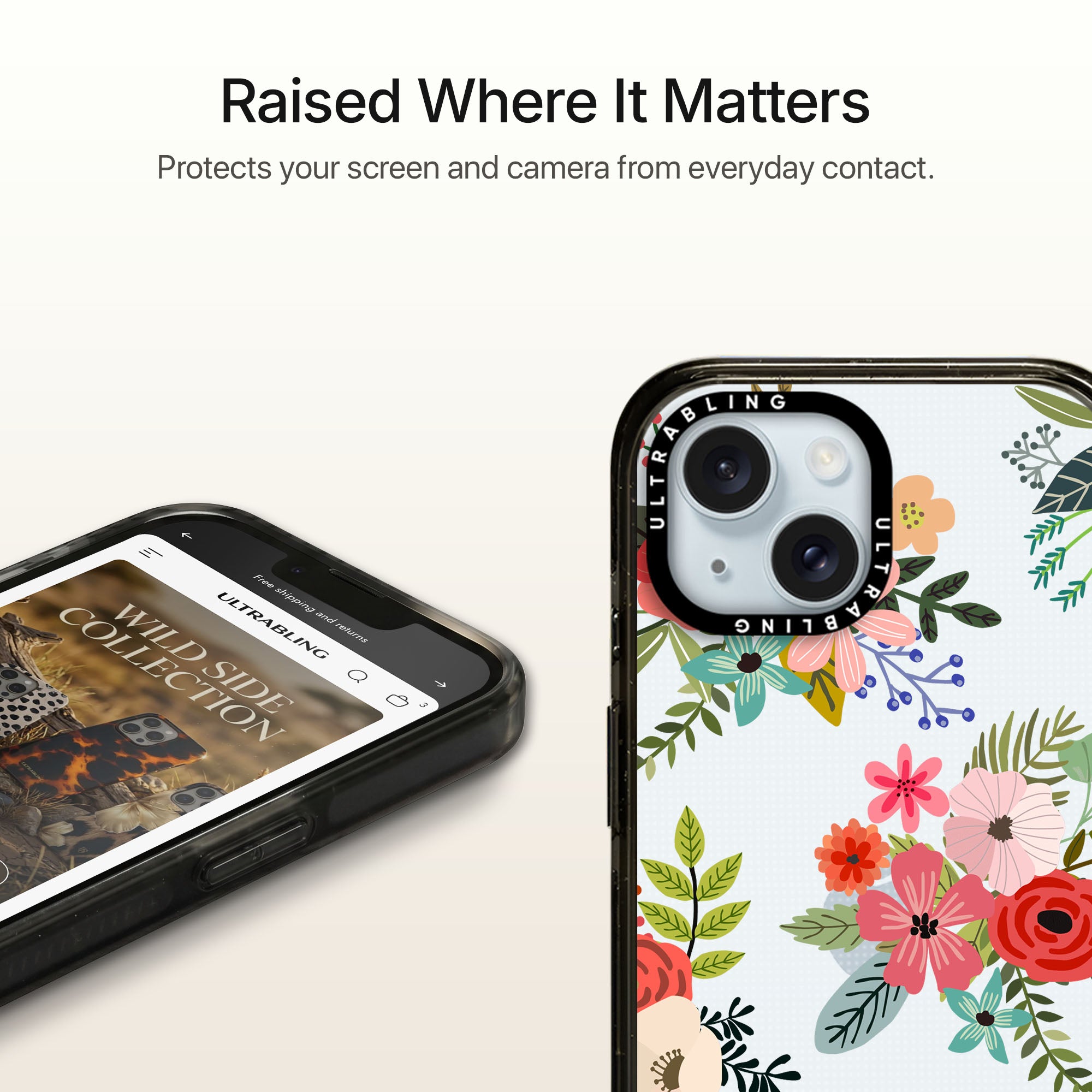 Garden Muse Ultrabling Aura iPhone case MagSafe compatible back view