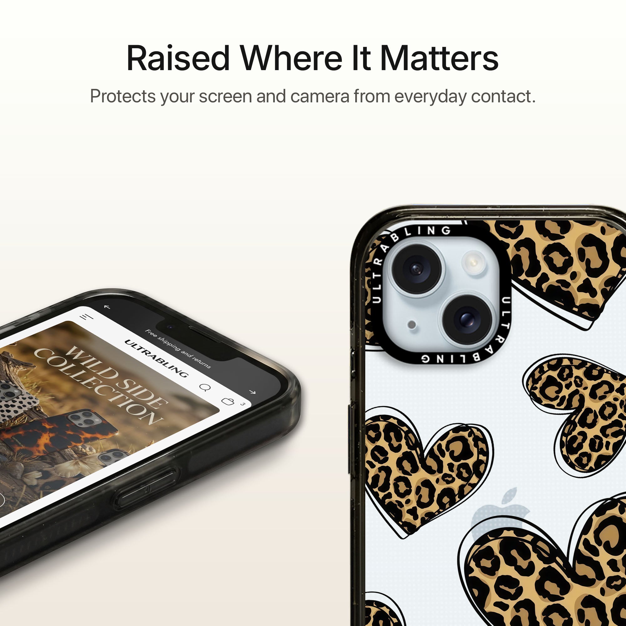 Fierce Love Ultrabling Aura iPhone case MagSafe compatible back view