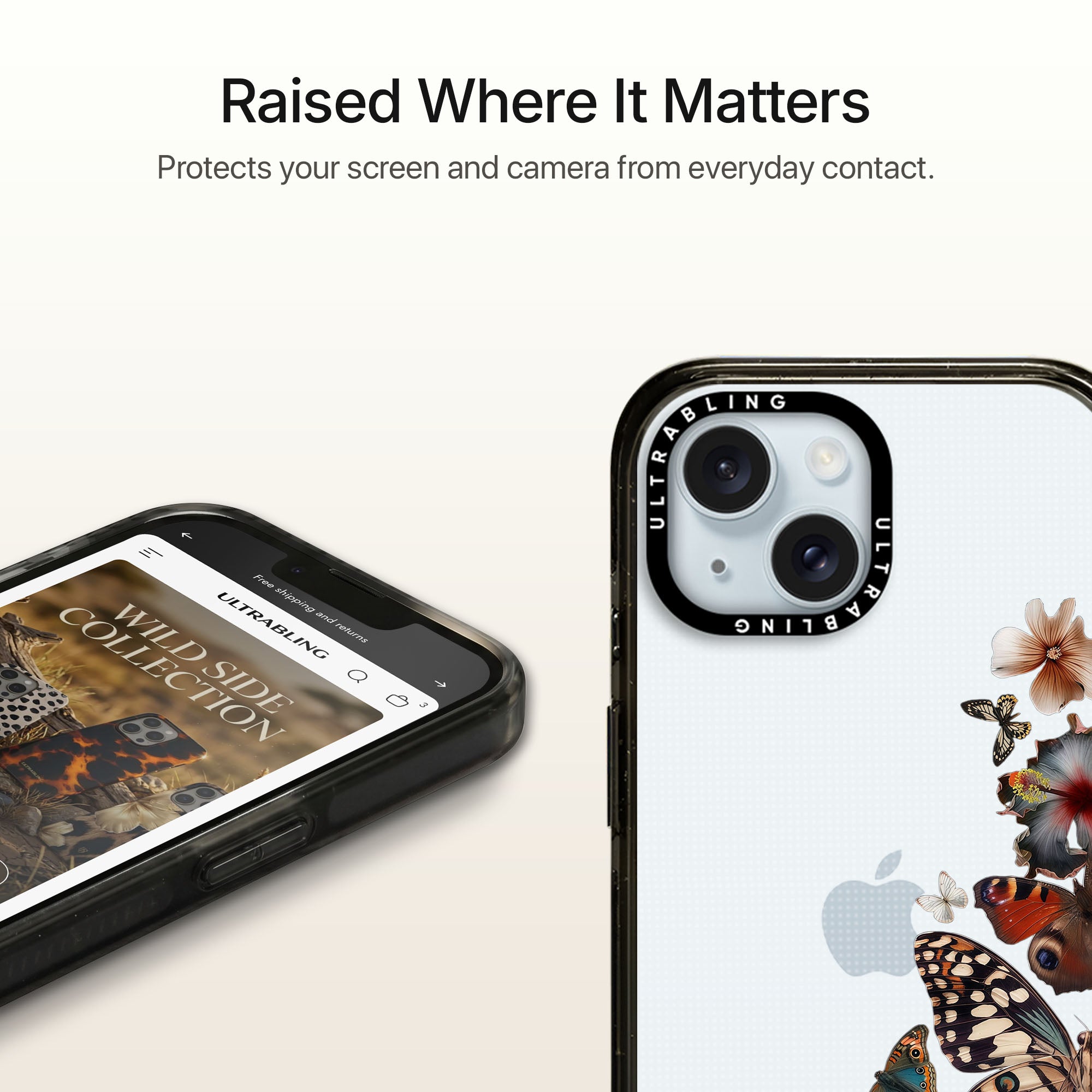 Amber Wing Ultrabling Aura iPhone case MagSafe compatible back view