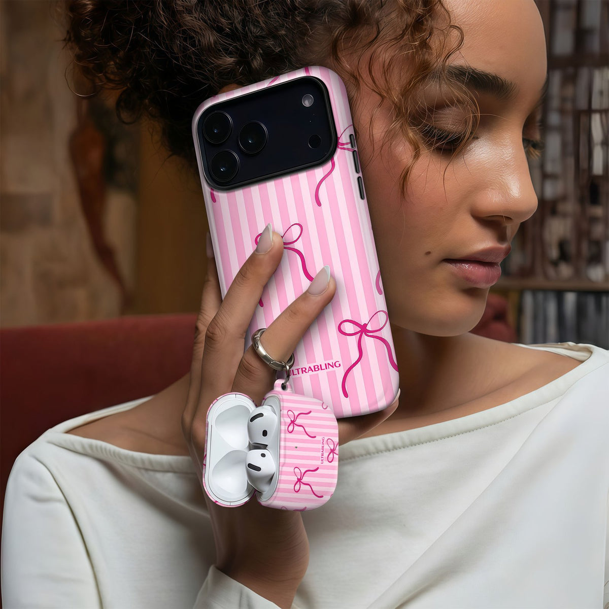 Ribbon Stripe - AirPods Case