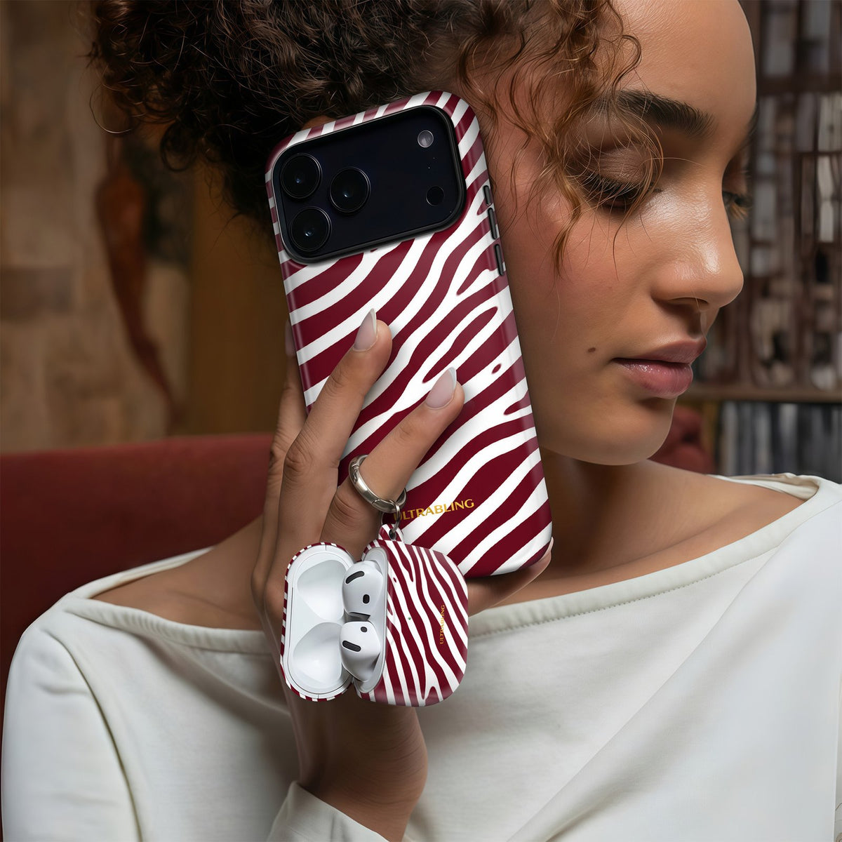 Wine Zebra - AirPods Case