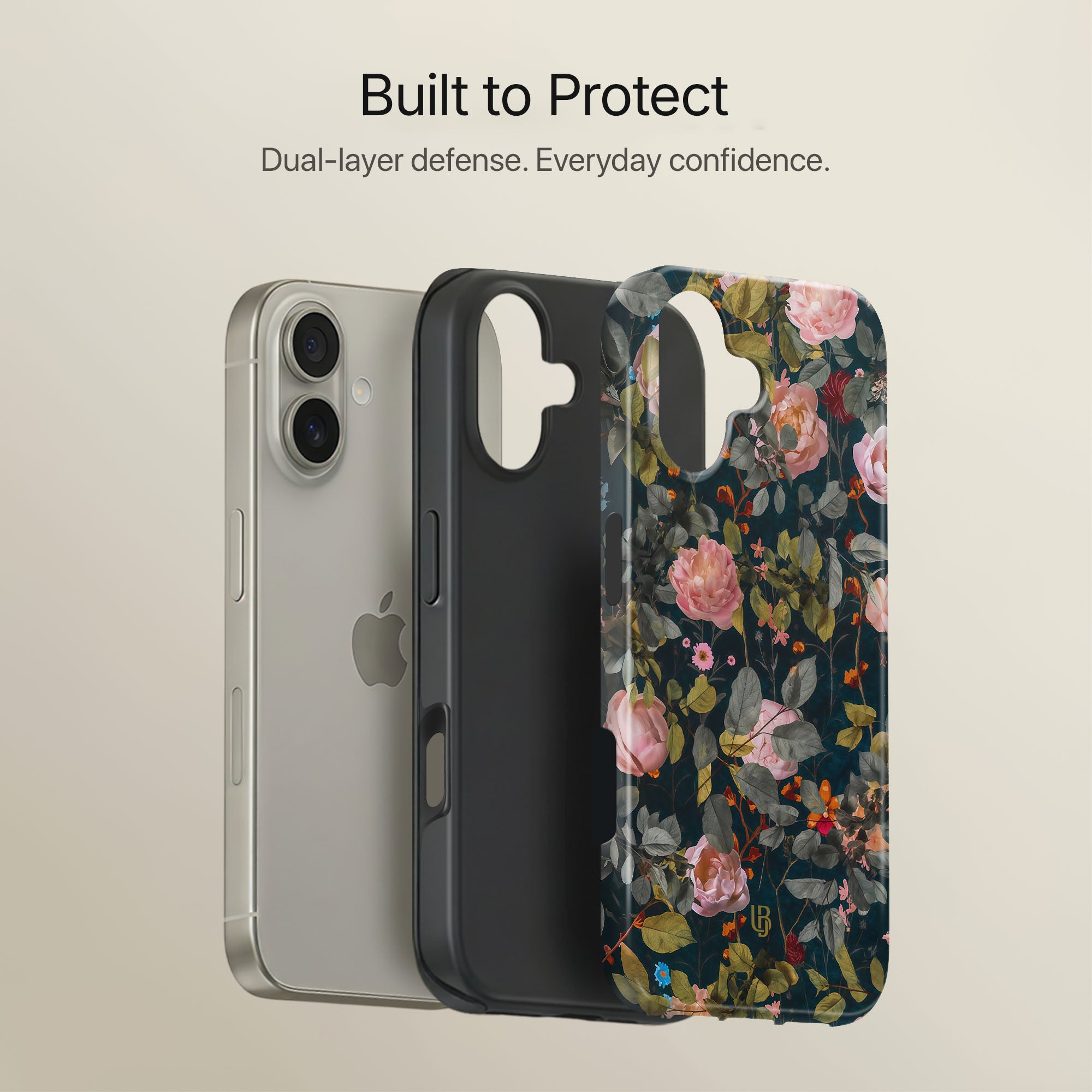 Secret Garden Ultrabling full case mockup front view