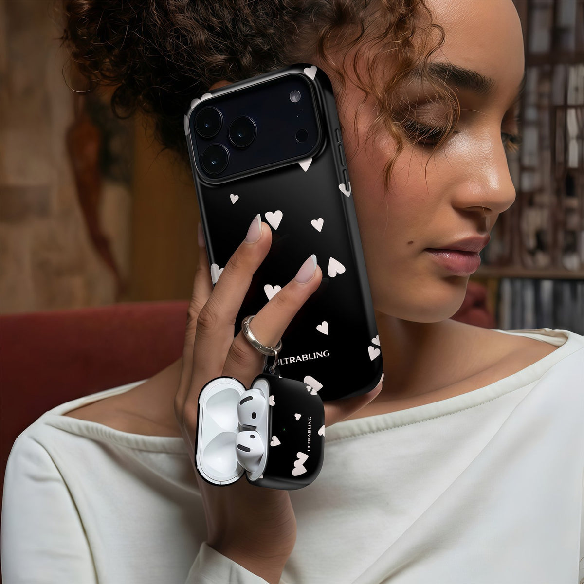 Paper Hearts - AirPods Case
