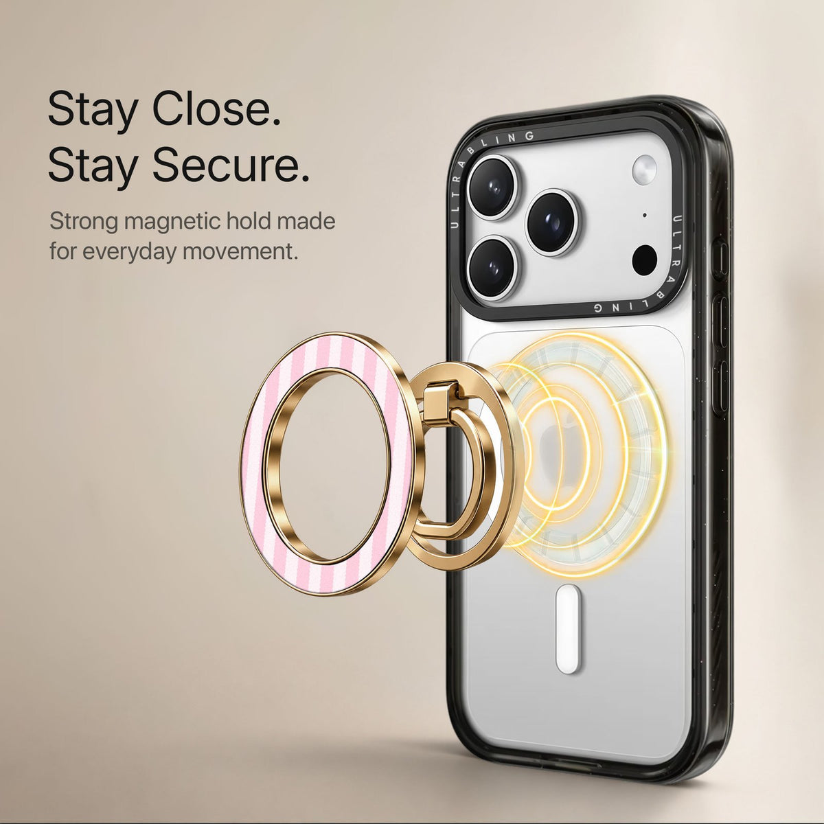 Sugar Stripe - MagSafe Ring