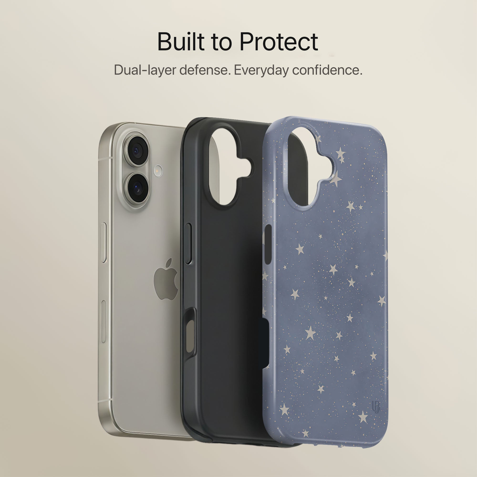 Stardust Sky Ultrabling full case mockup front view