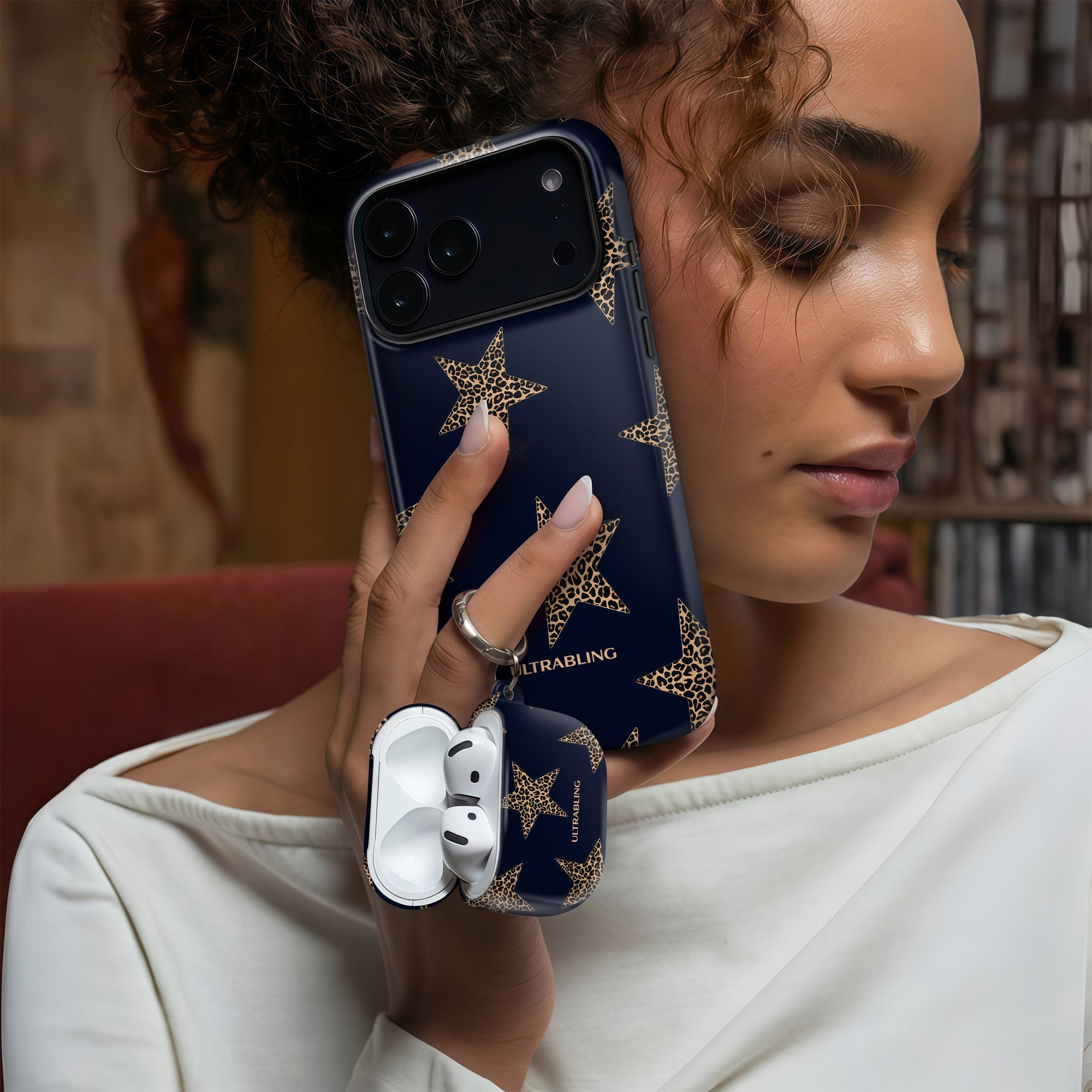 Starlit Noir - AirPods Case