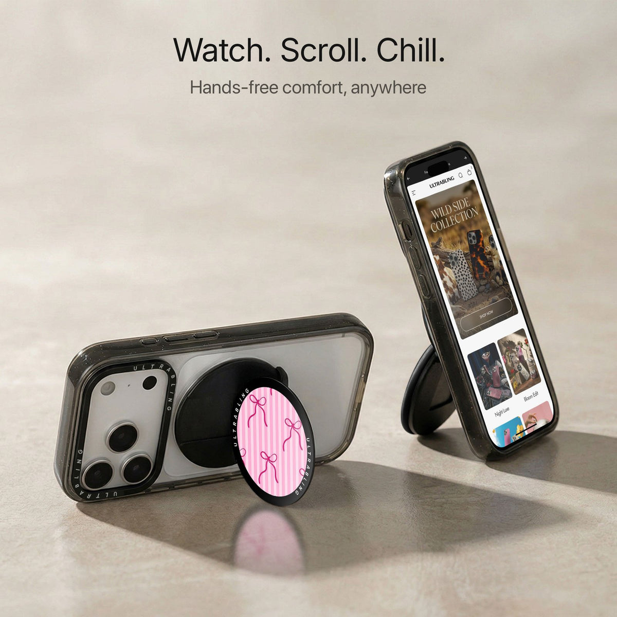 Ribbon Stripe - MagSafe Phone Grip