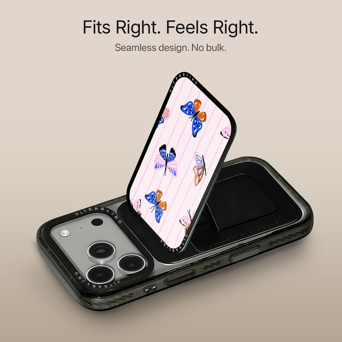 Butterfly Stripe - MagSafe Wallet