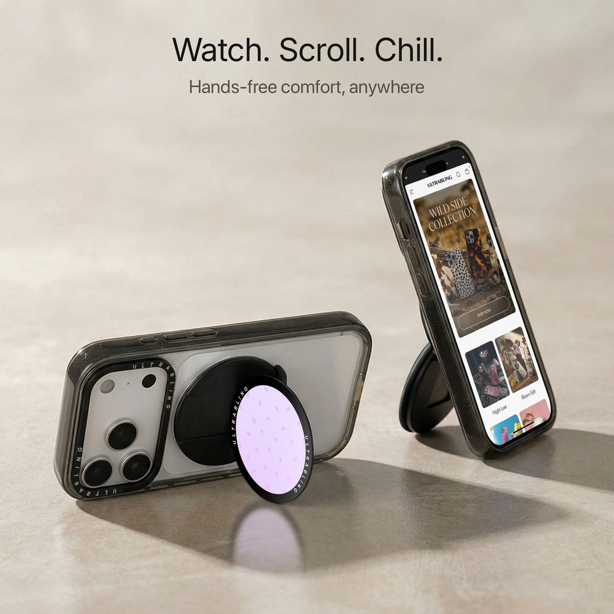 Petal Snow - MagSafe Phone Grip