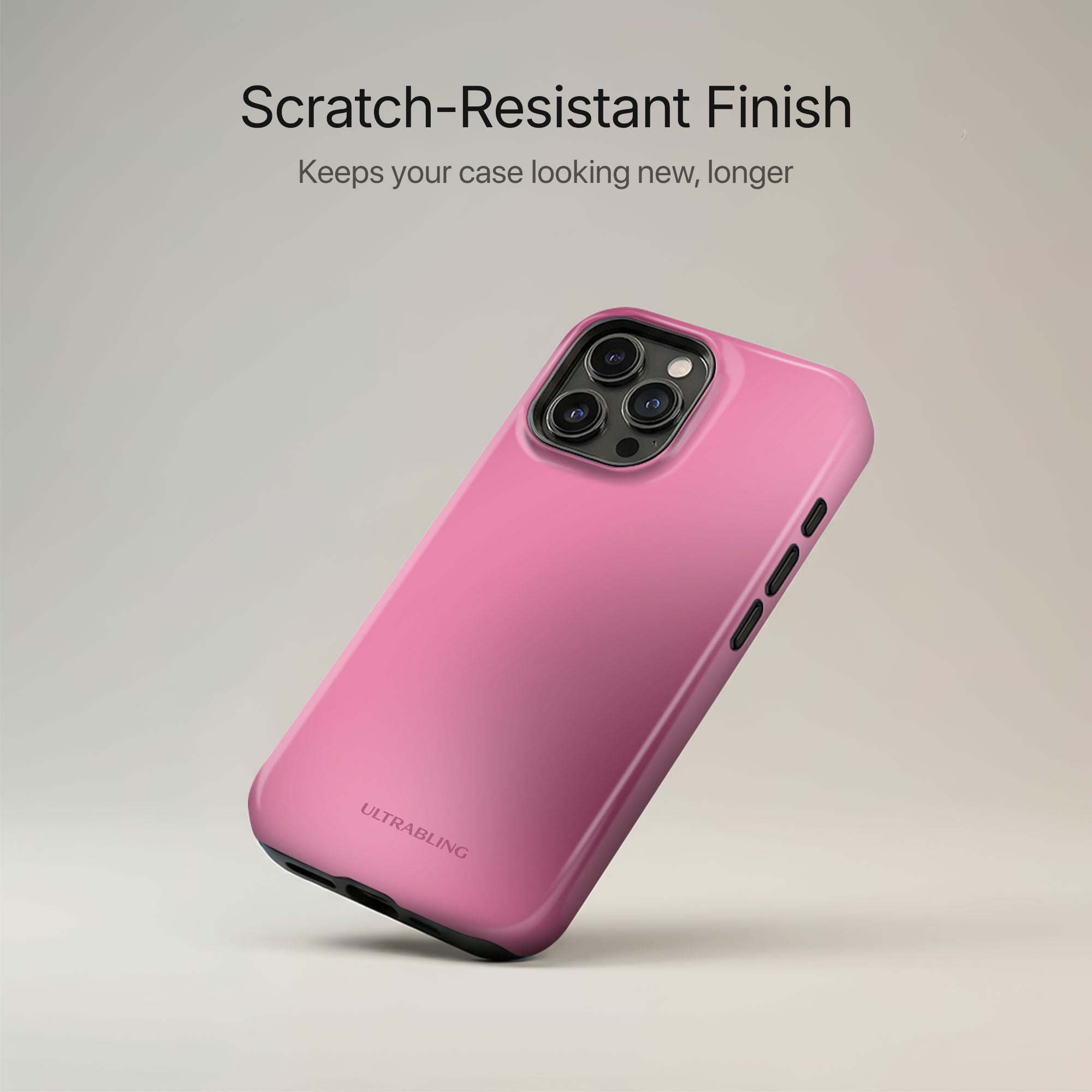 Pink Fade Ultrabling lifestyle mockup on iPhone