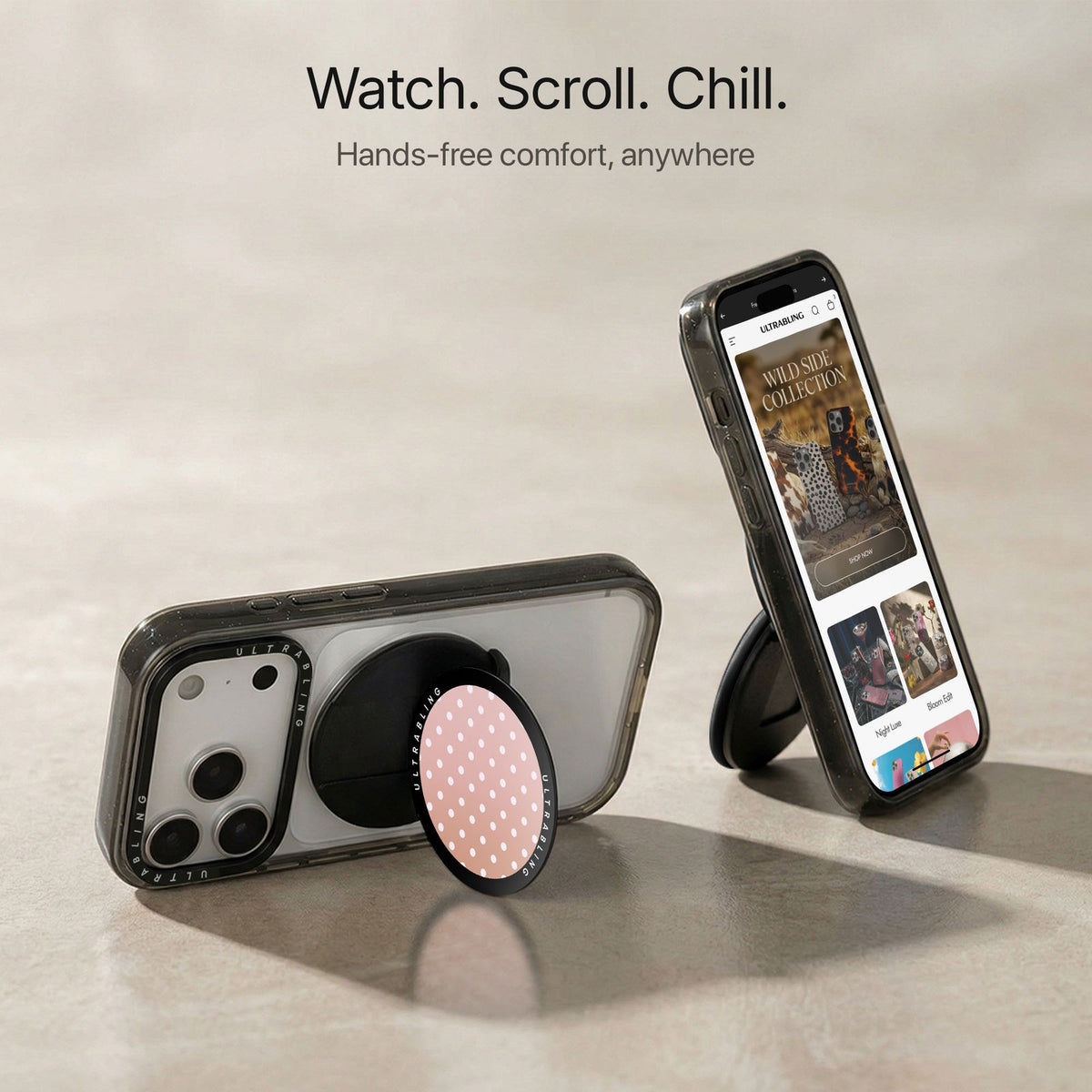 Powder Dot - MagSafe Phone Grip