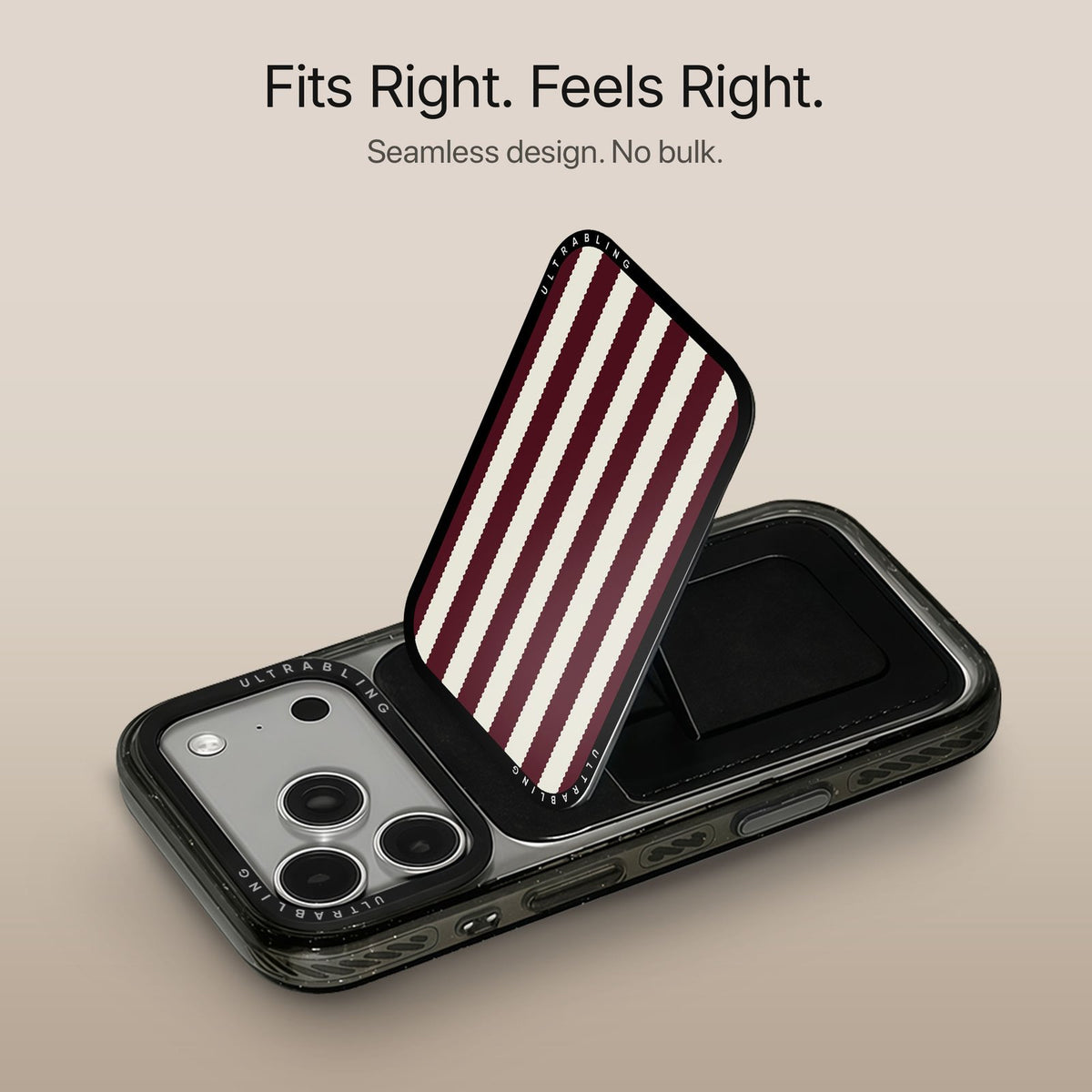 Bistro Stripe - MagSafe Wallet