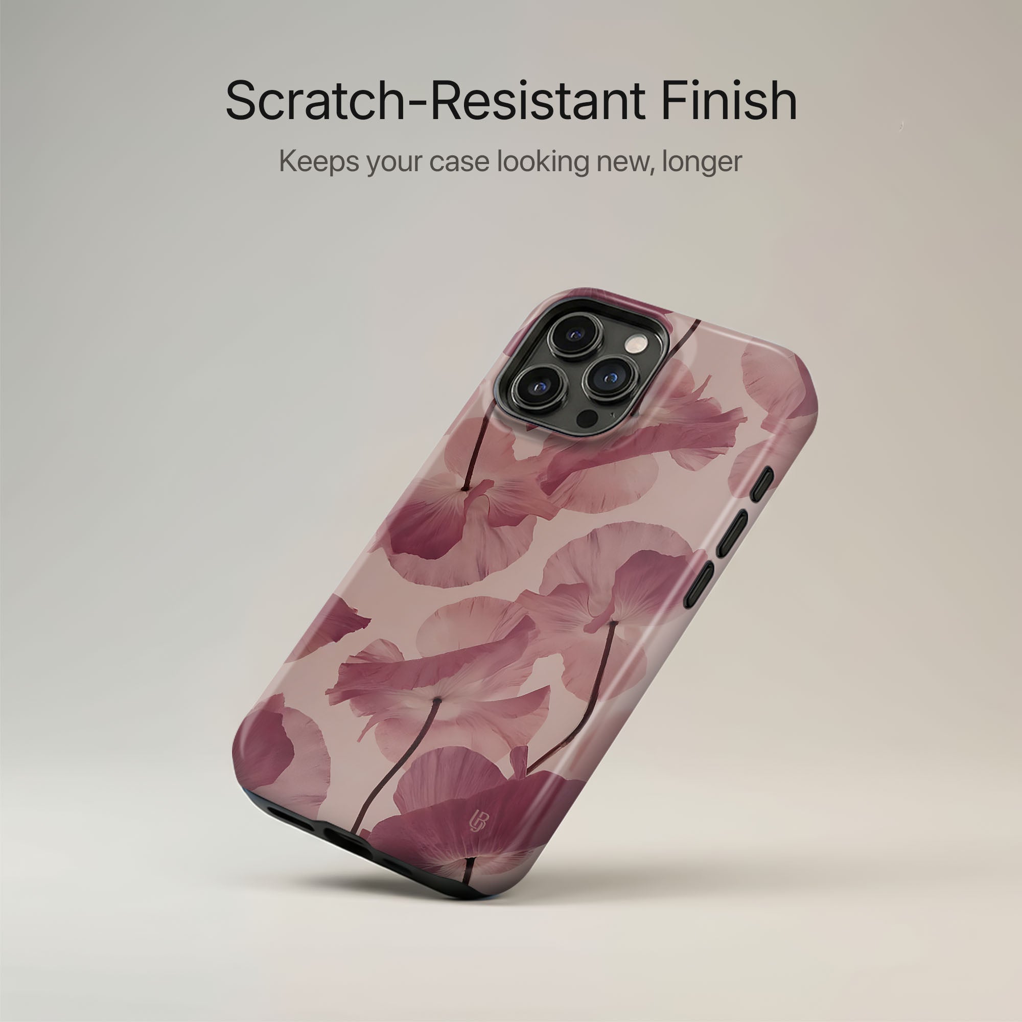 Dusty Petals Ultrabling lifestyle mockup on iPhone