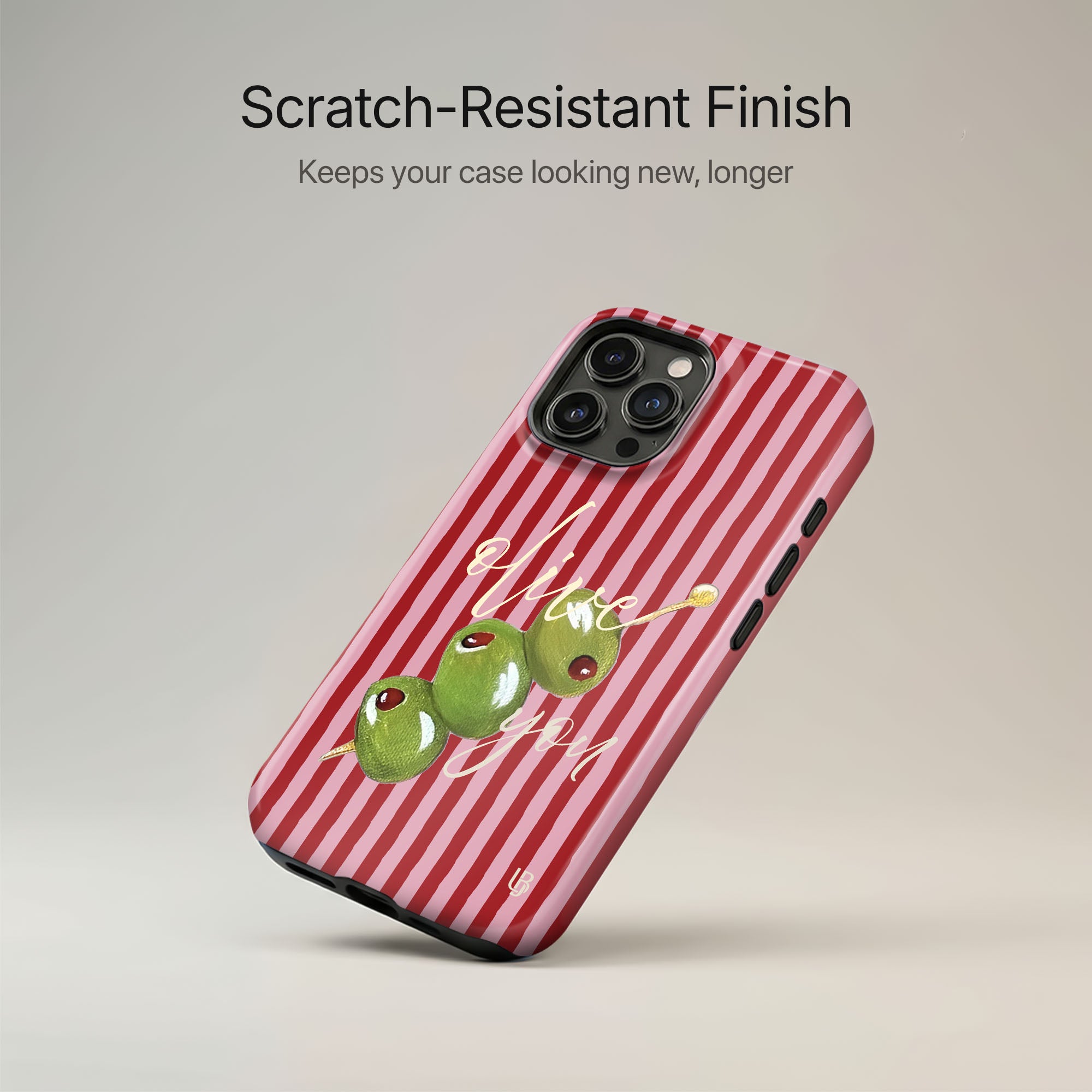 Olive Martini Ultrabling lifestyle mockup on iPhone