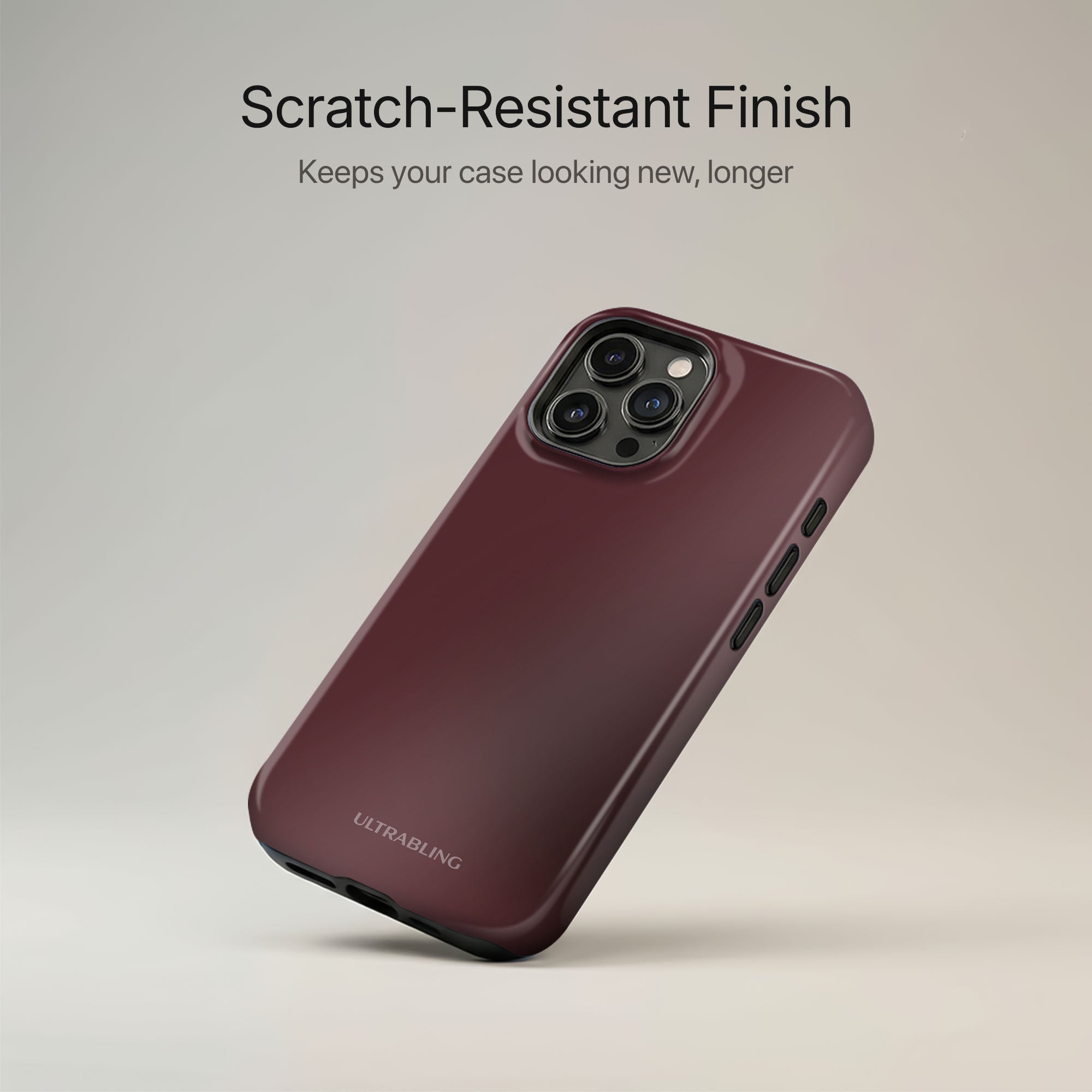 Wine Gloss Ultrabling lifestyle mockup on iPhone