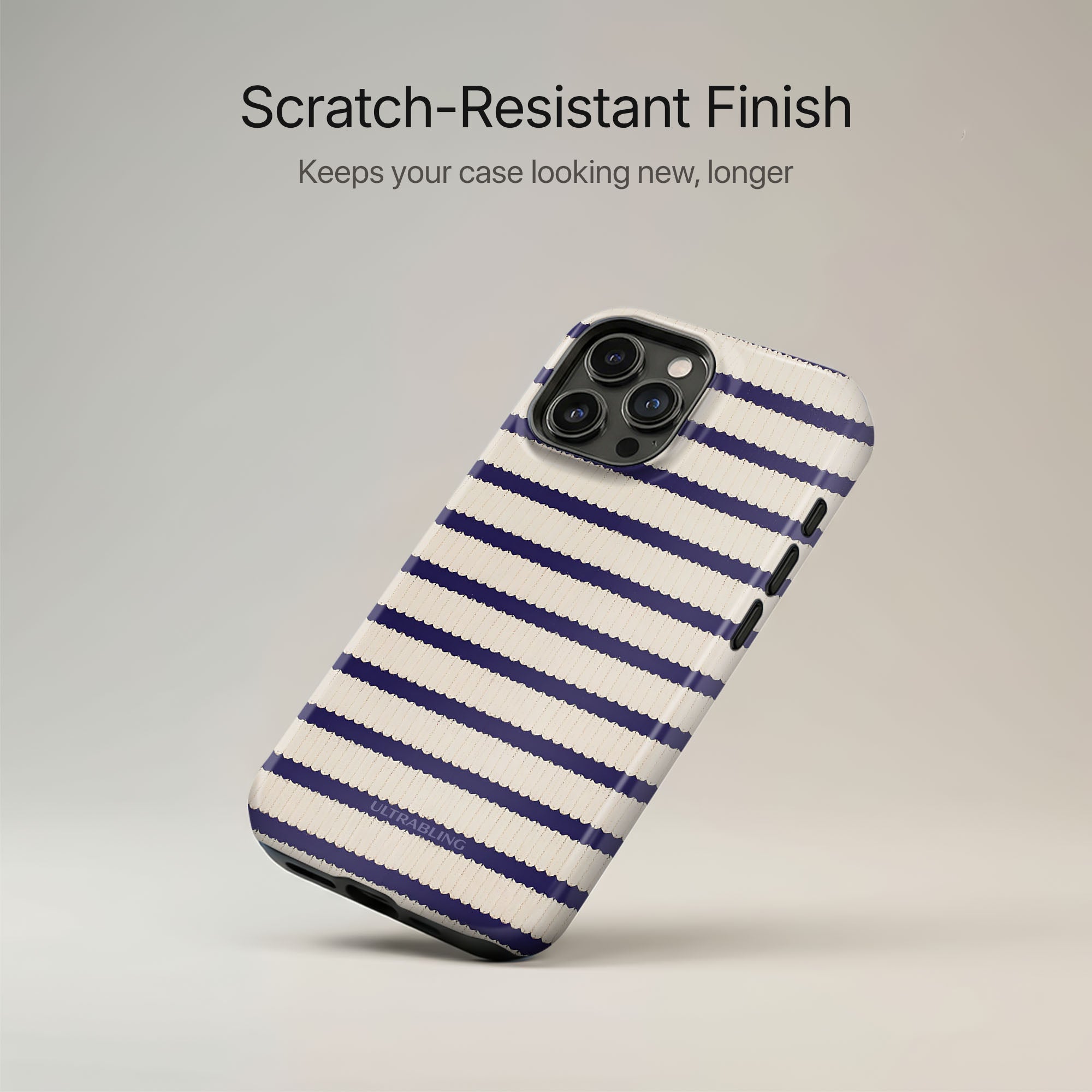 Sailor Stripes Ultrabling lifestyle mockup on iPhone